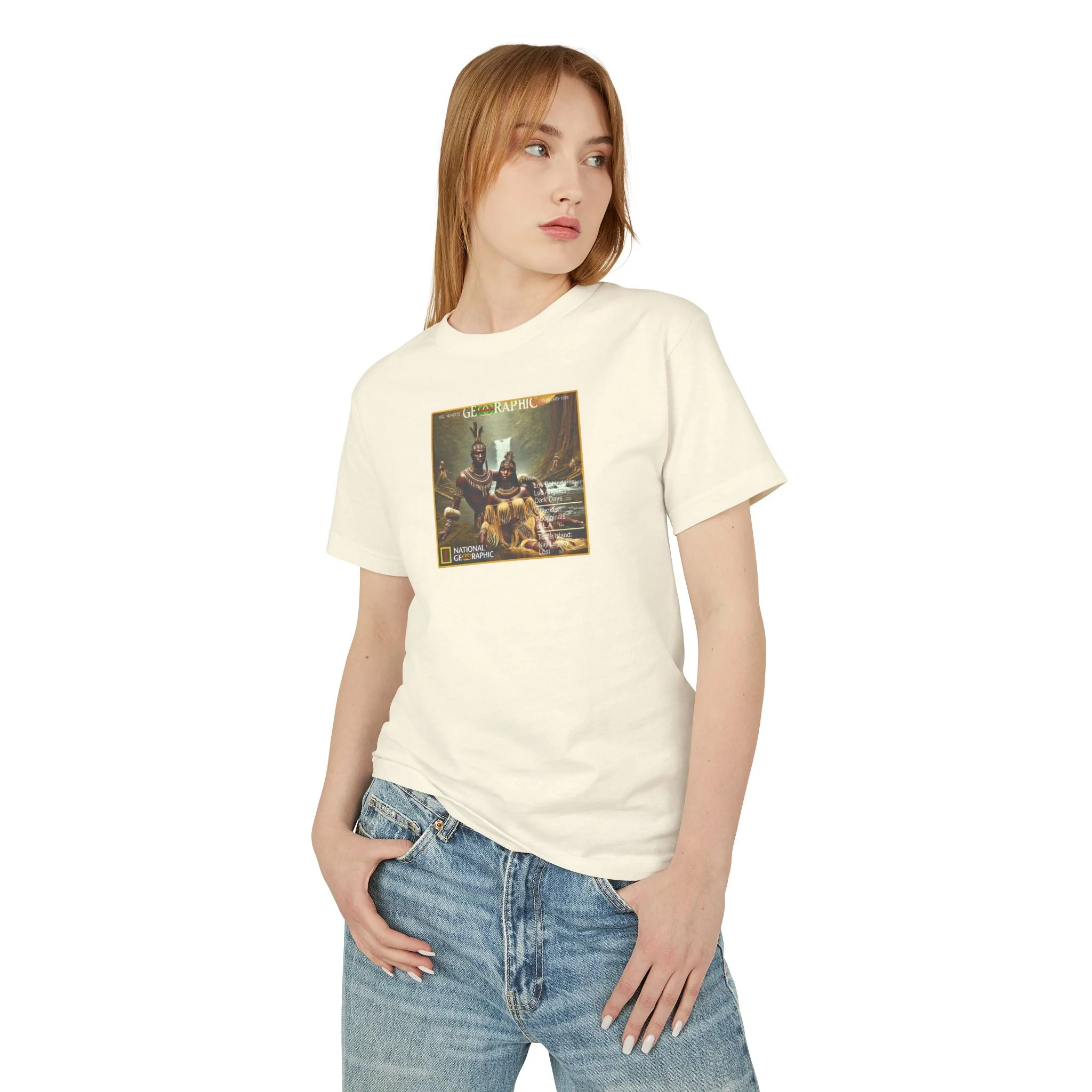 Turtle Island Amaru Khan Aborigine Unisex Garment-Dyed Heavyweight Cotton Tee - Image 14