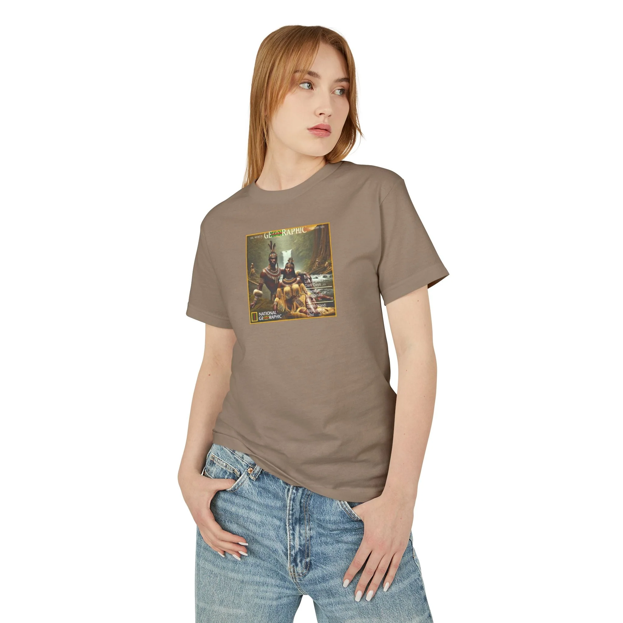 Turtle Island Amaru Khan Aborigine Unisex Garment-Dyed Heavyweight Cotton Tee - Image 17