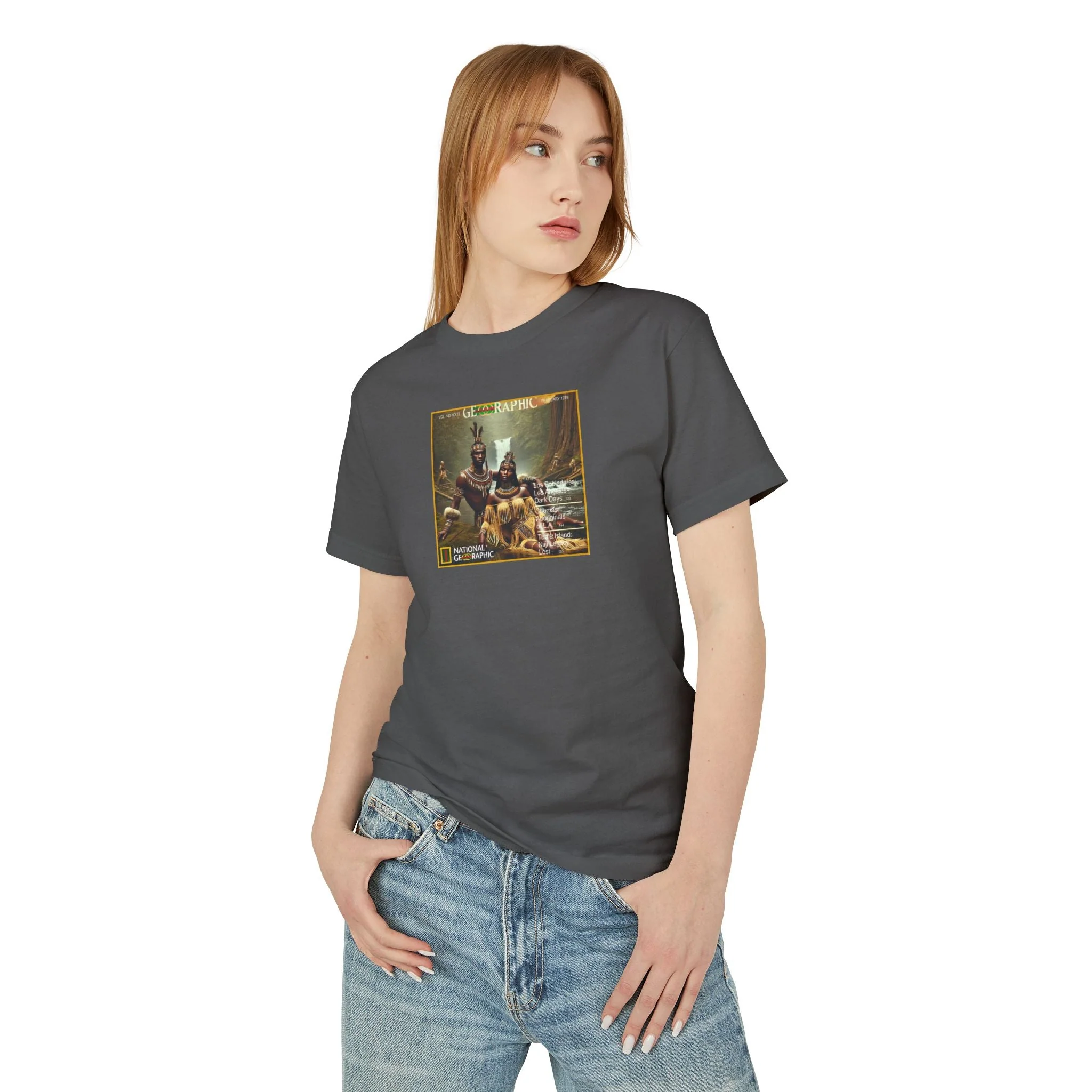 Turtle Island Amaru Khan Aborigine Unisex Garment-Dyed Heavyweight Cotton Tee - Image 25