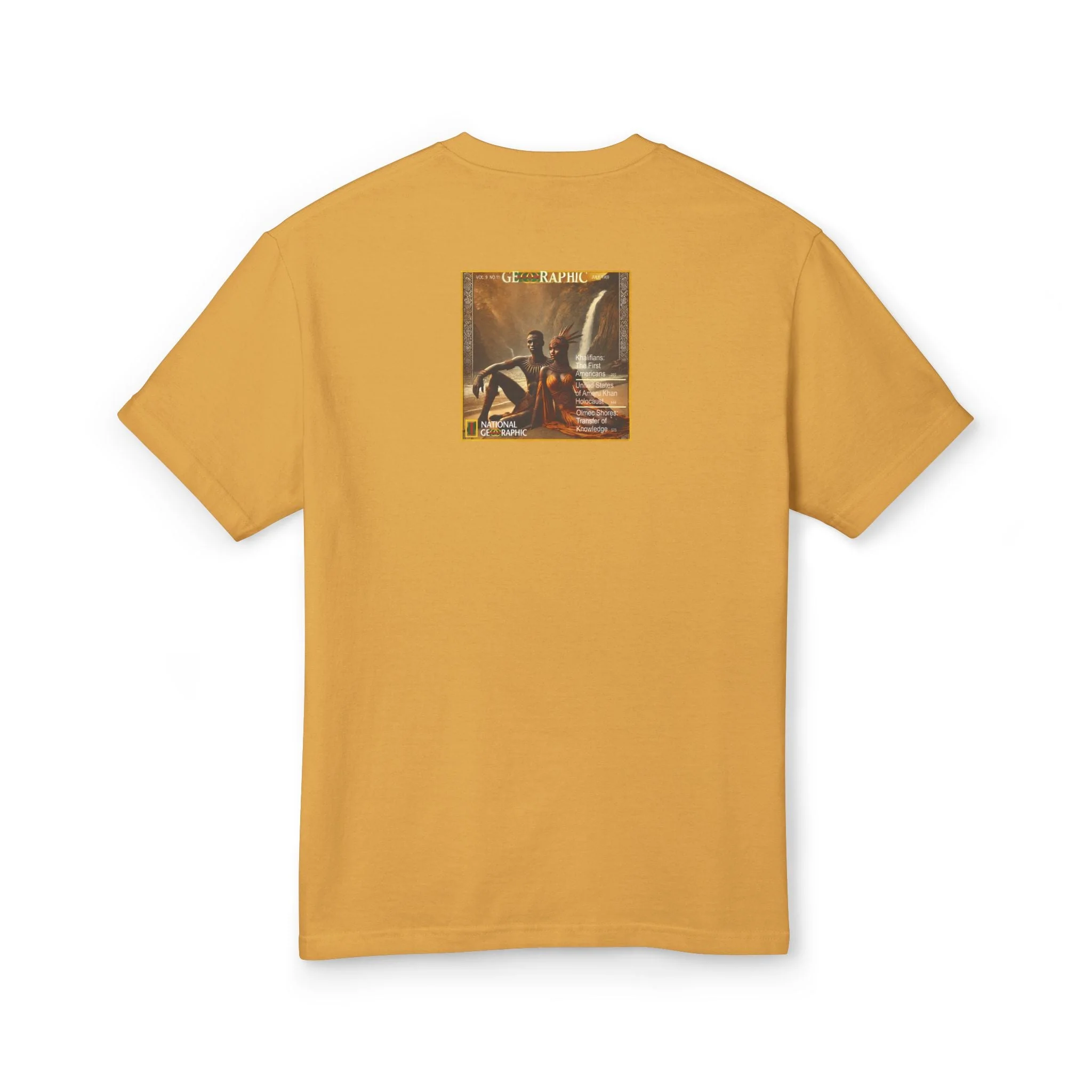 Turtle Island Amaru Khan Aborigine Unisex Garment-Dyed Heavyweight Cotton Tee - Image 8