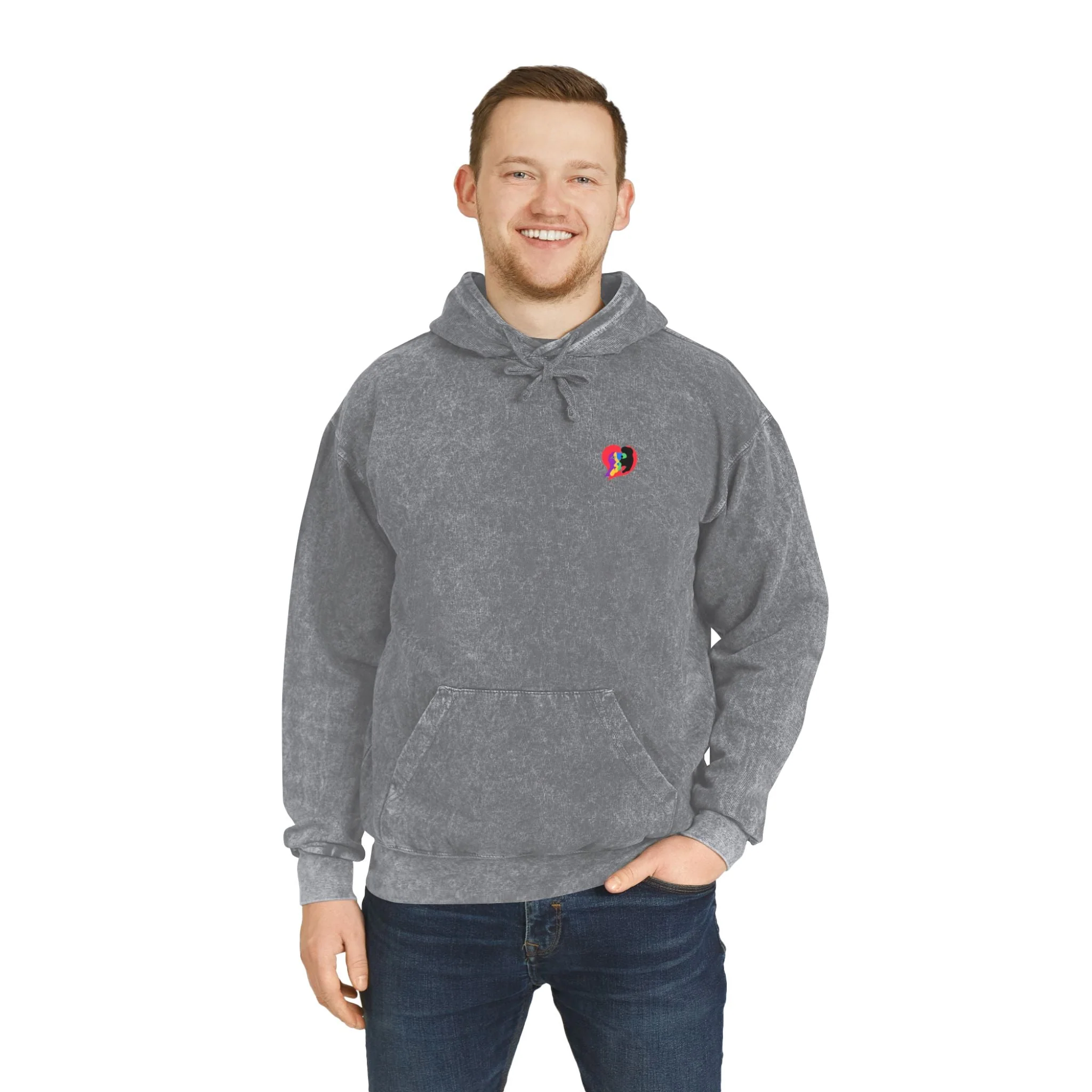 Turtle Island Amaru Khan Aborigine Unisex Mineral Wash Hoodie - Image 6
