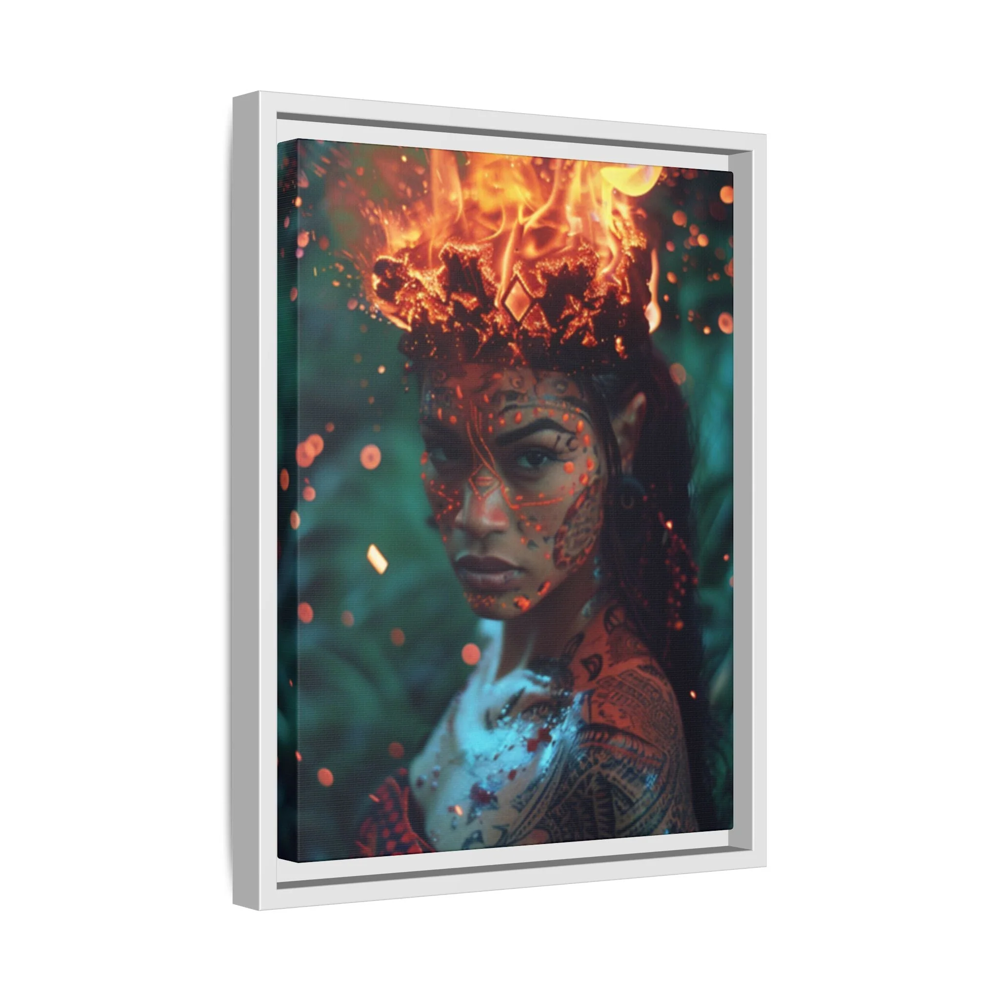 Tūtū Pele Aziza & Fae Matte Canvas Framed - Image 16