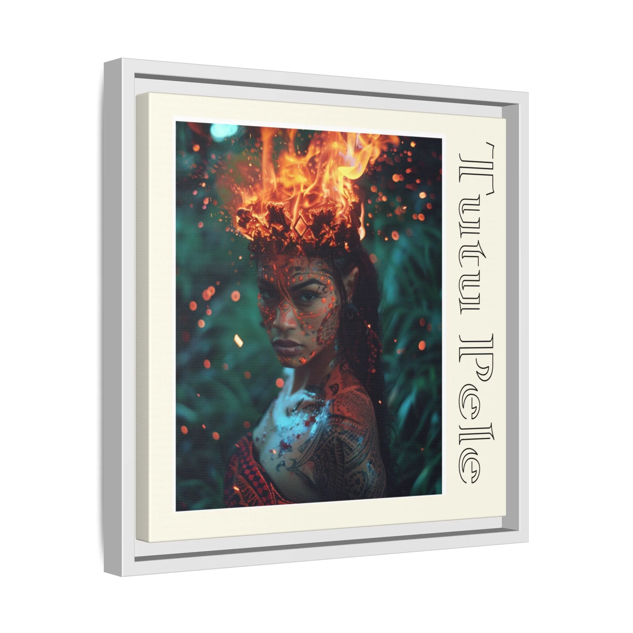 Tūtū Pele Aziza & Fae Matte Canvas Framed - Image 22