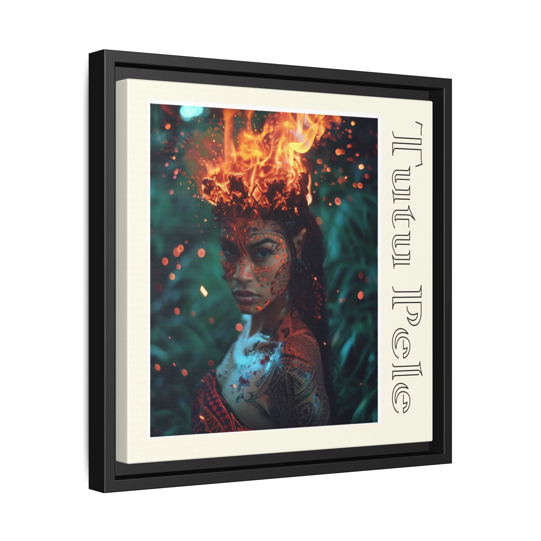 Tūtū Pele Aziza & Fae Matte Canvas Framed - Image 7