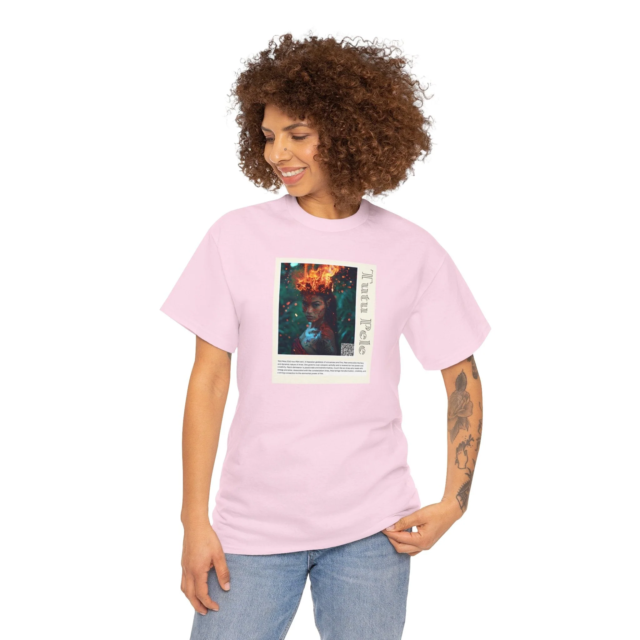 Tūtū Pele Aziza & Fae Unisex Heavy Cotton Tee - Image 43