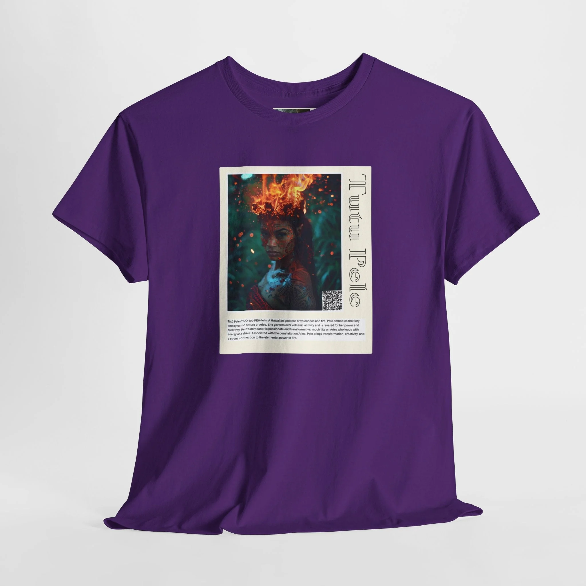Tūtū Pele Aziza & Fae Unisex Heavy Cotton Tee - Image 64