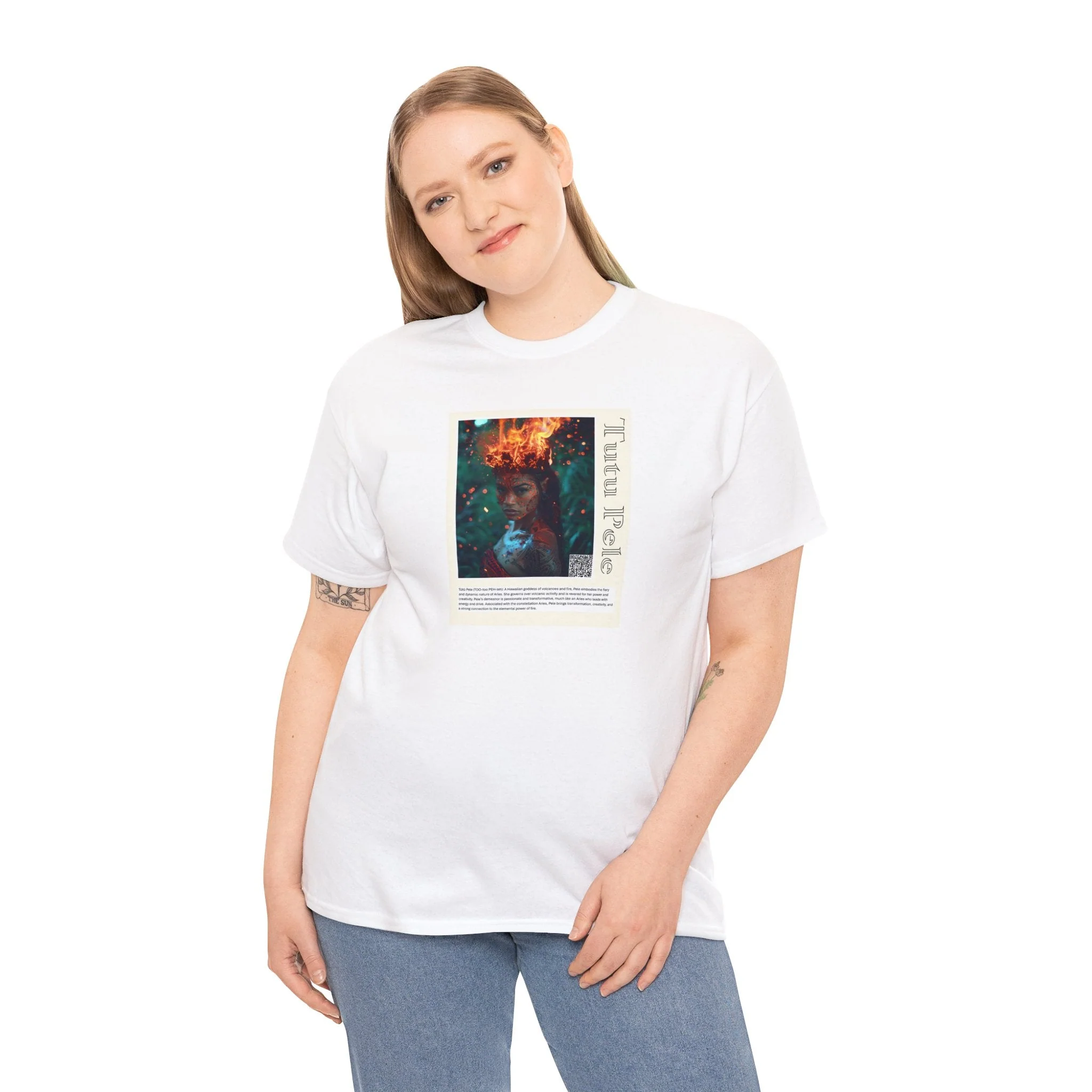 Tūtū Pele Aziza & Fae Unisex Heavy Cotton Tee - Image 92