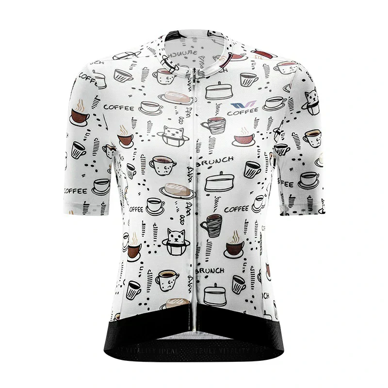 TVI ROCKBROS Elements Print Female Cycling Top Short-Sleeved Jersey - Image 2