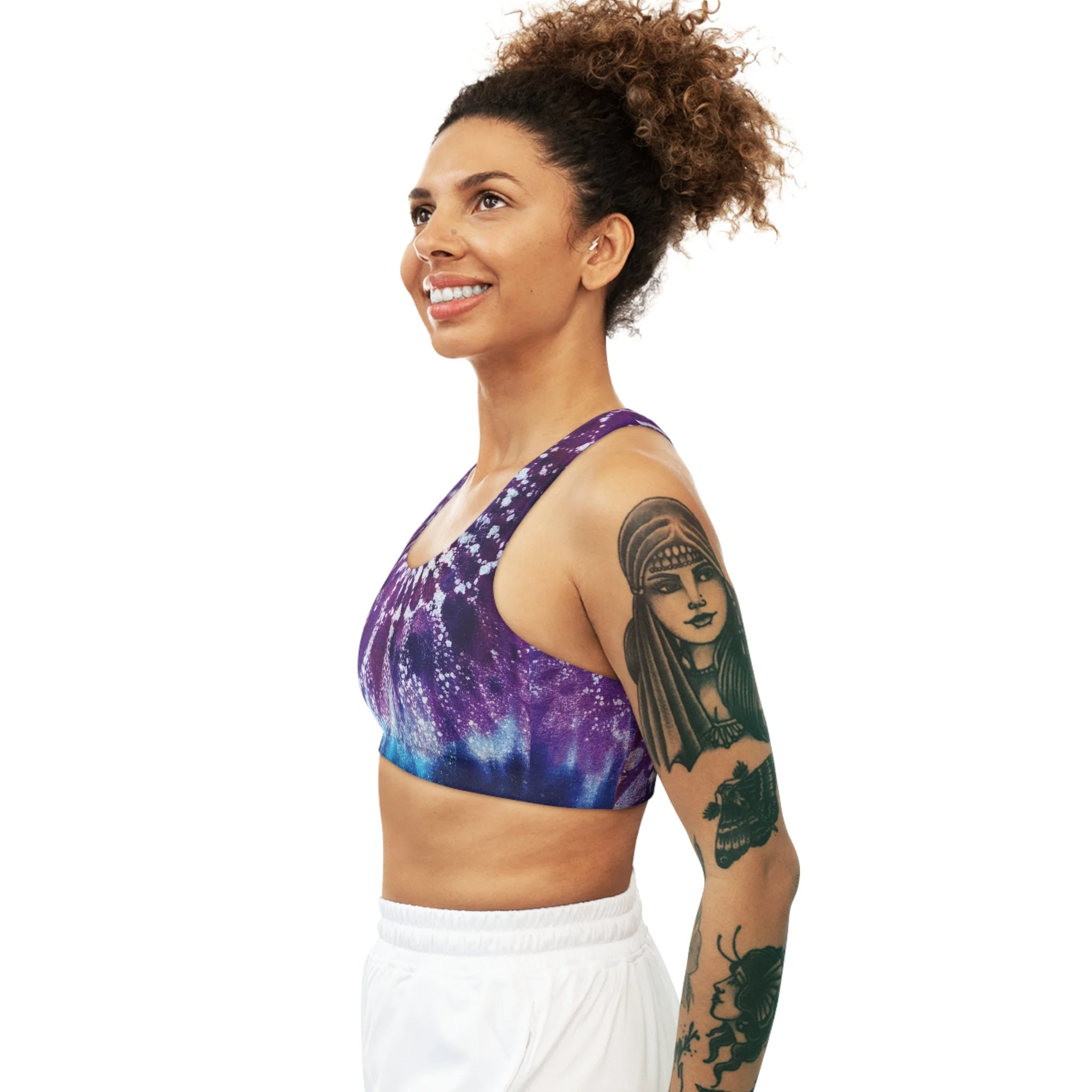 Tye Dye Mandala Deux Double Sided Sports Bra - Image 9