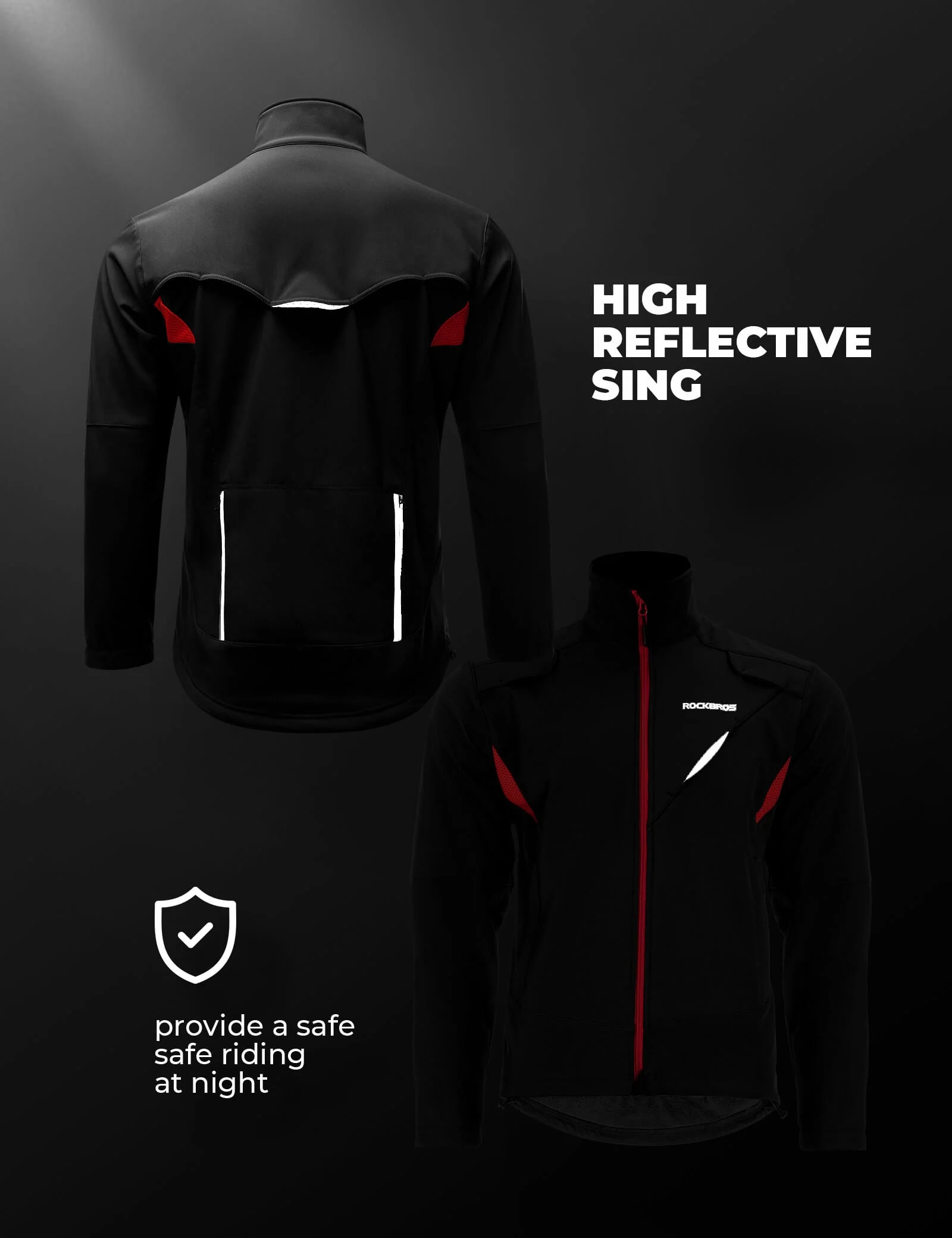 Unisex Thermal Winter Cycling Jacket - Image 6
