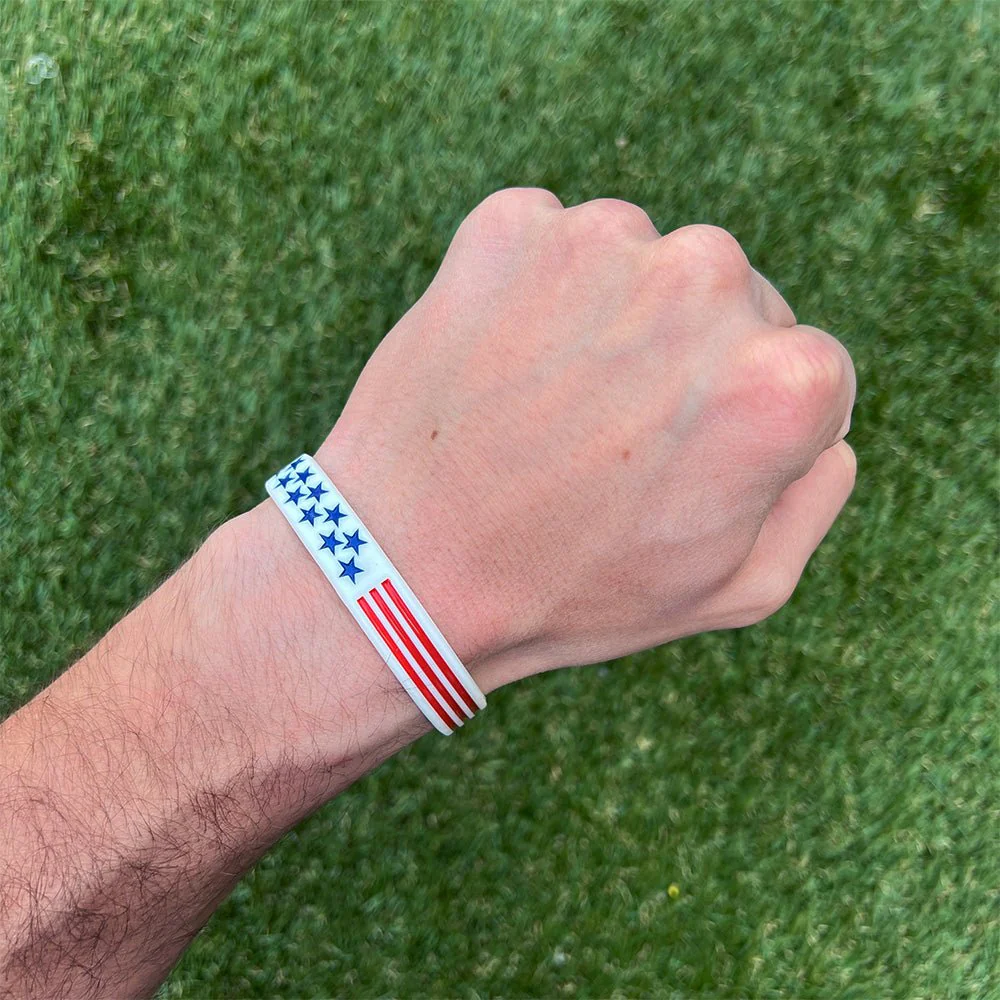 USA Flag Wristband - Image 2