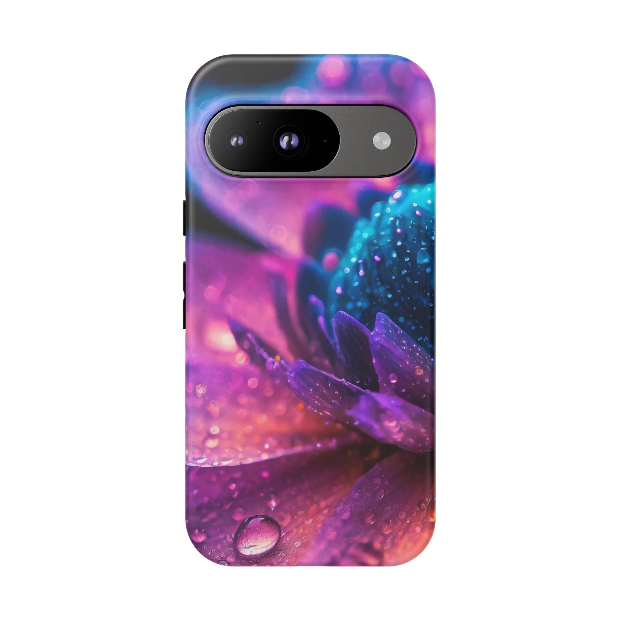 Vibrant Blue And Purple Flower Tough Phone Case - Image 44