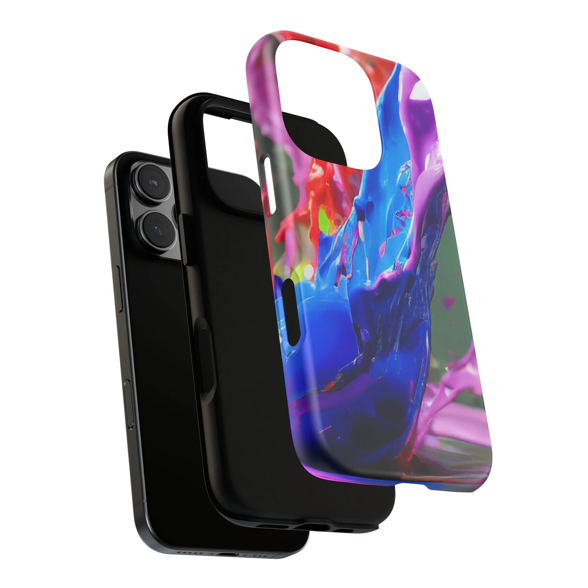Vibrant Color Splash Tough Phone Case - Image 107