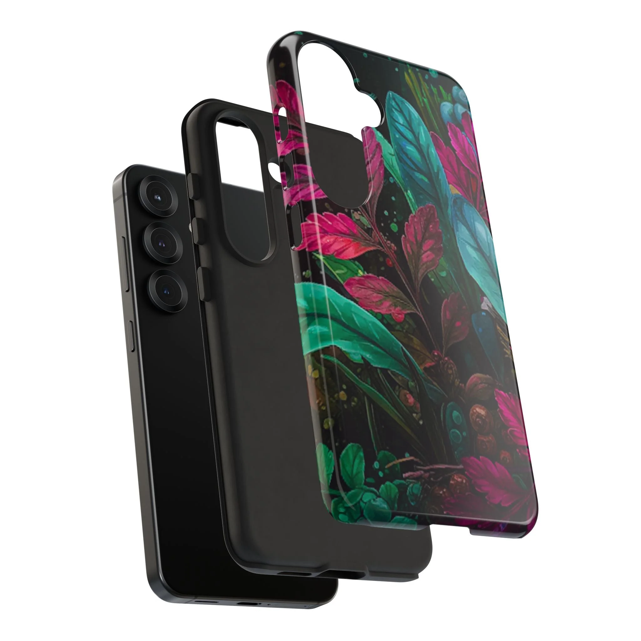 Vibrant Floral Tough Phone Case - Image 123