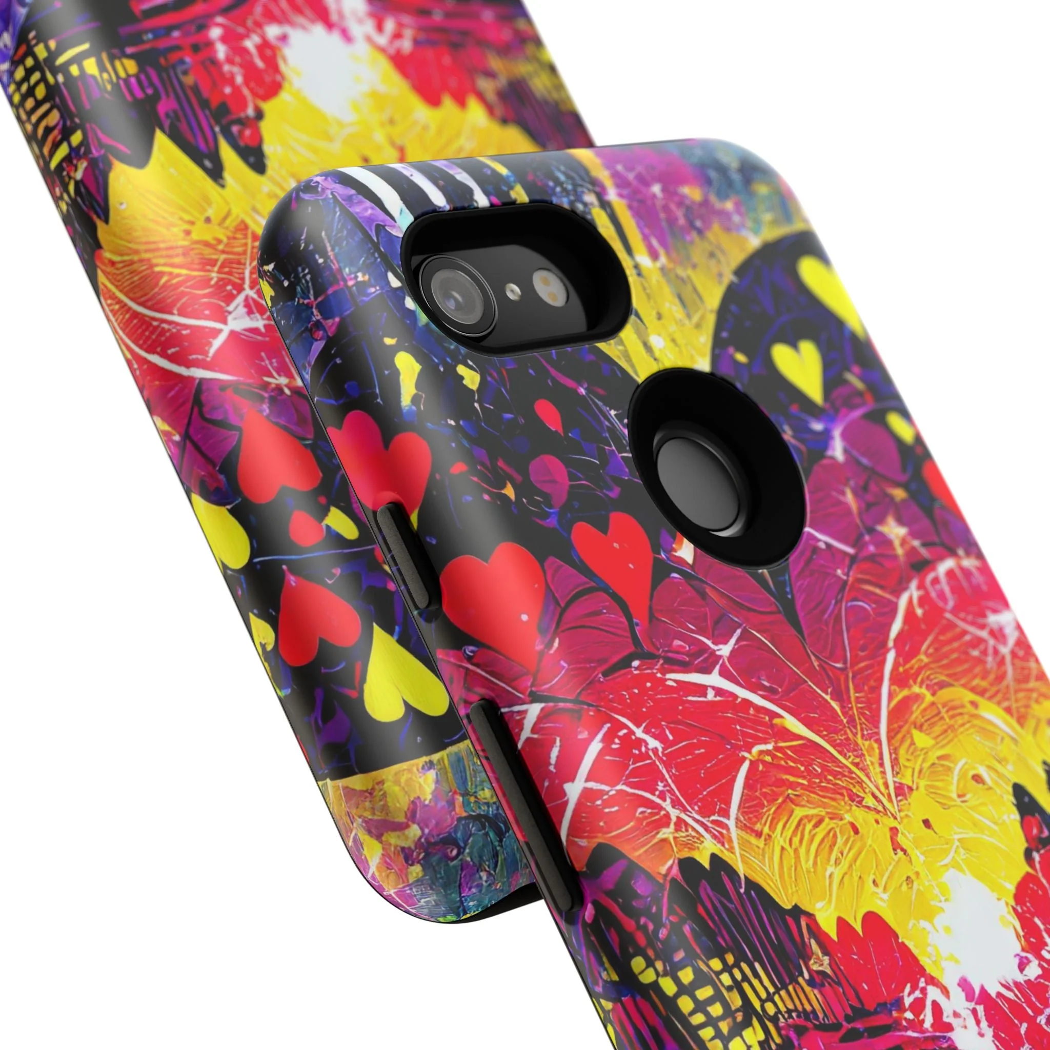 Vibrant Heart Sunset Tough Phone Case - Image 109