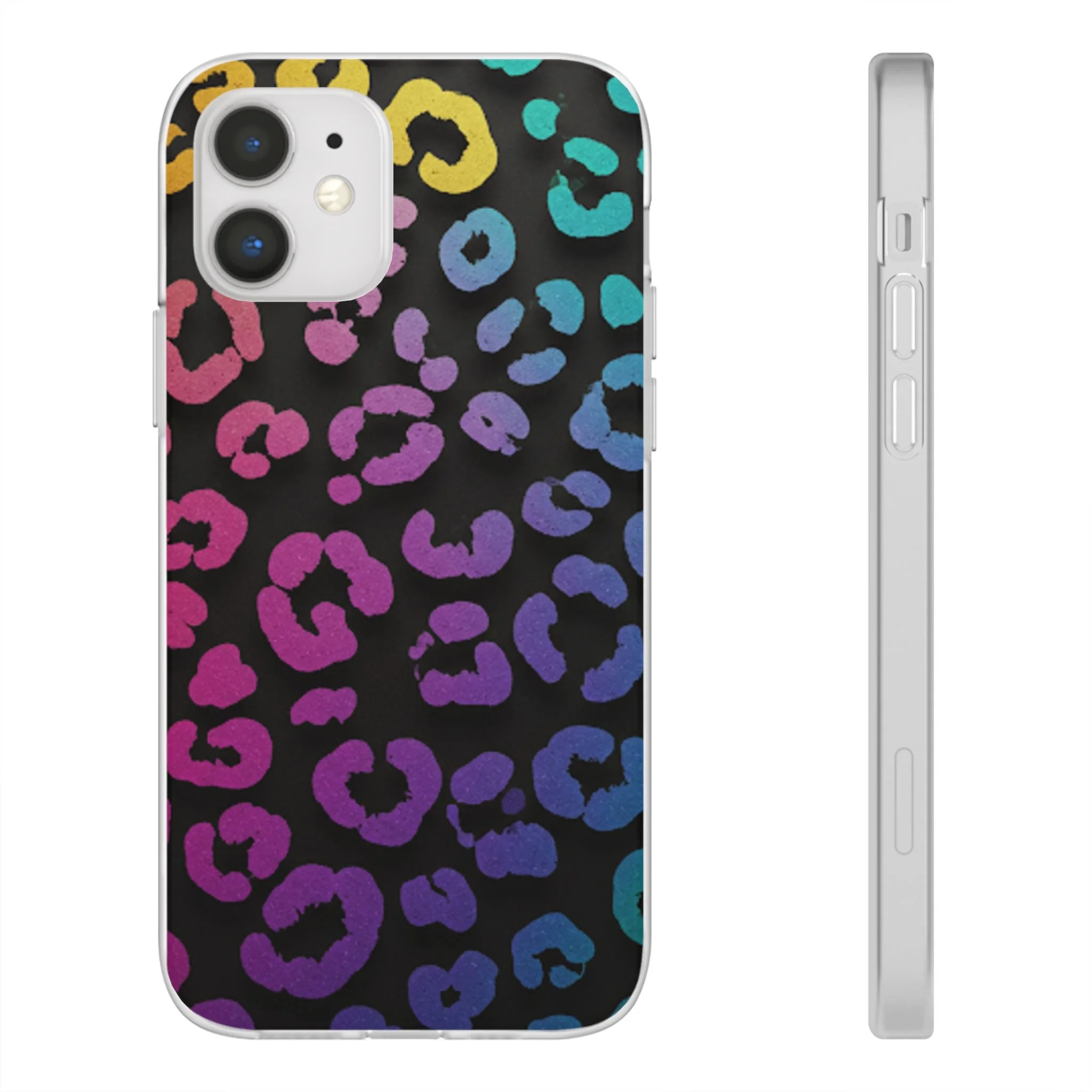 Vibrant Leopard Print Flexi Phone Case - Image 10