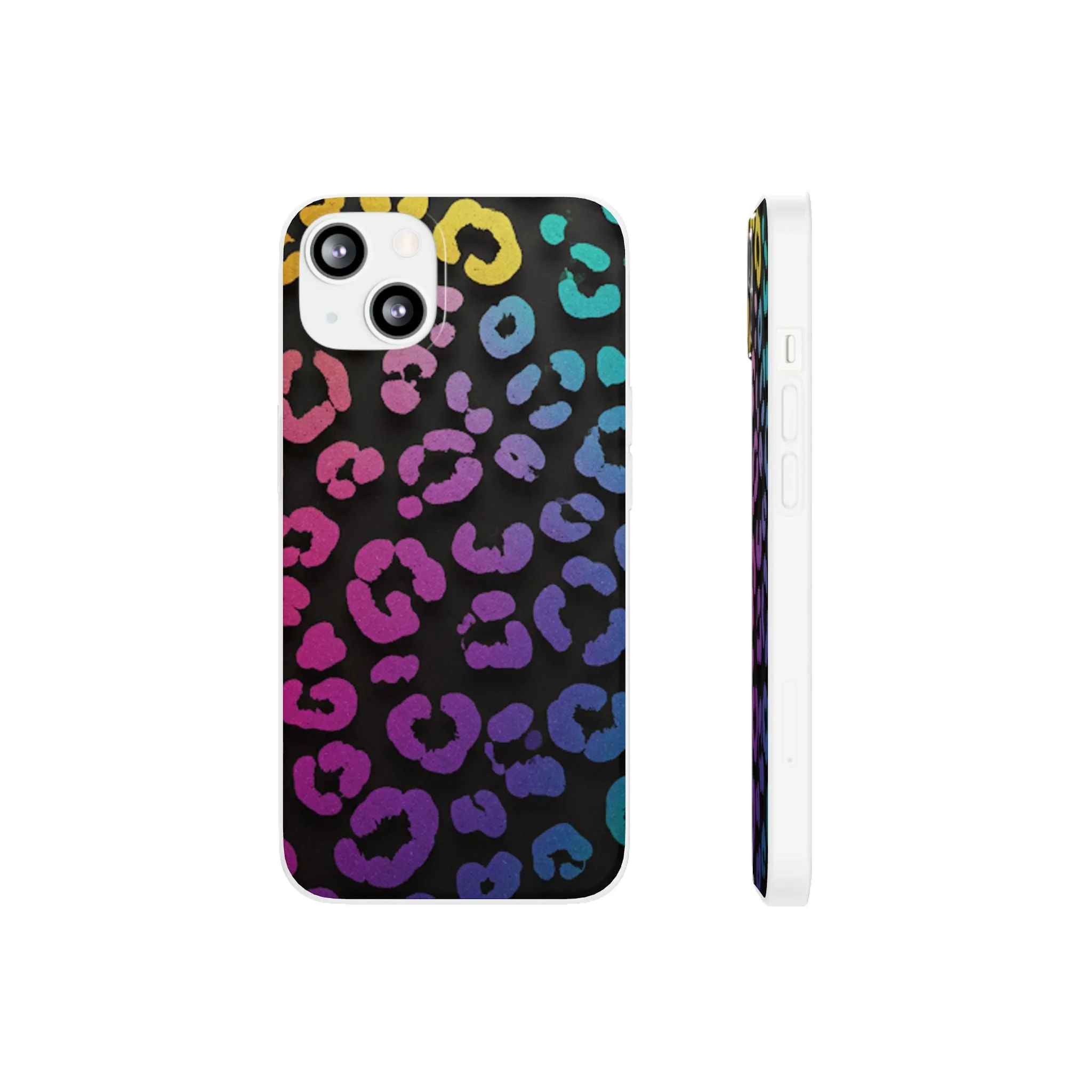 Vibrant Leopard Print Flexi Phone Case - Image 13