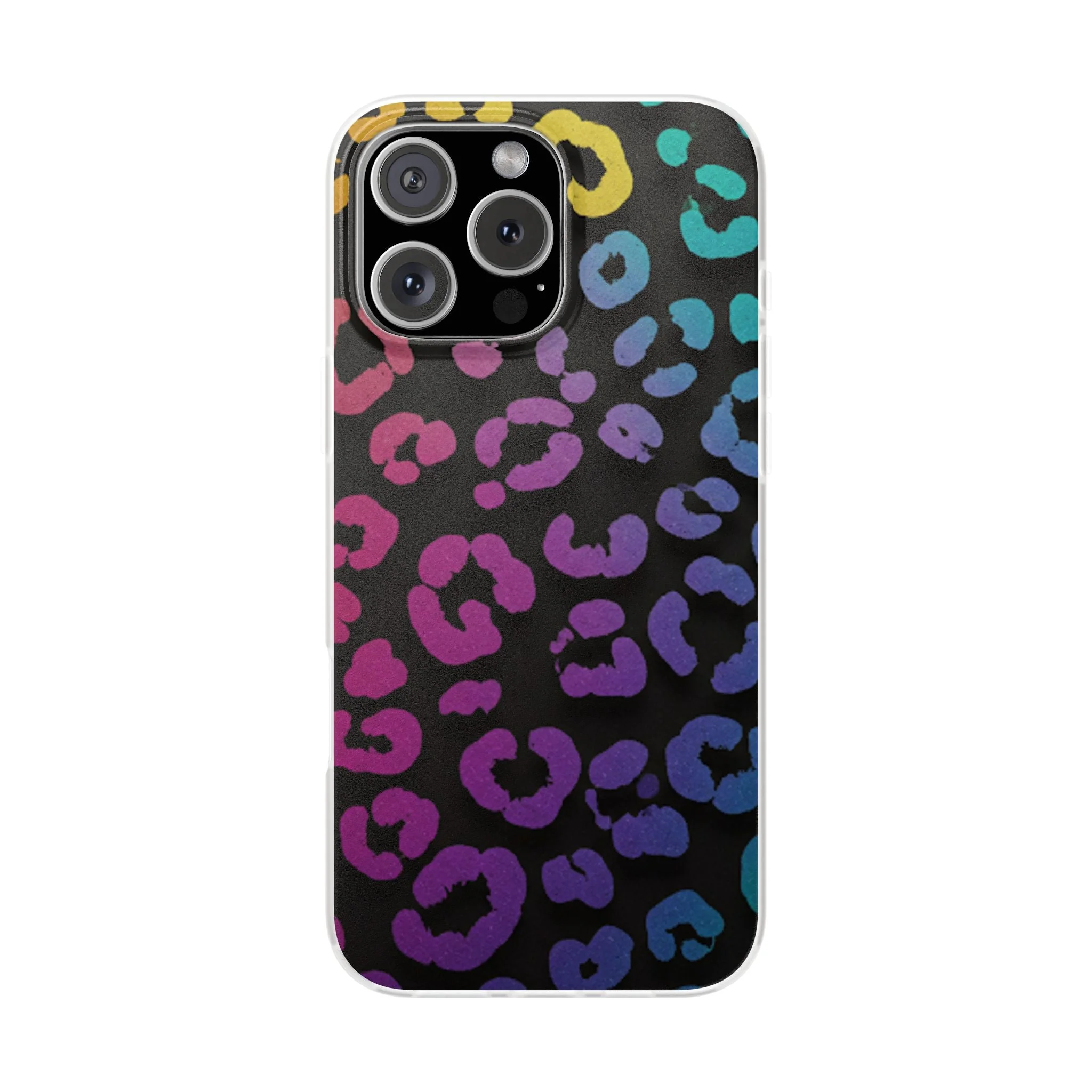 Vibrant Leopard Print Flexi Phone Case - Image 31