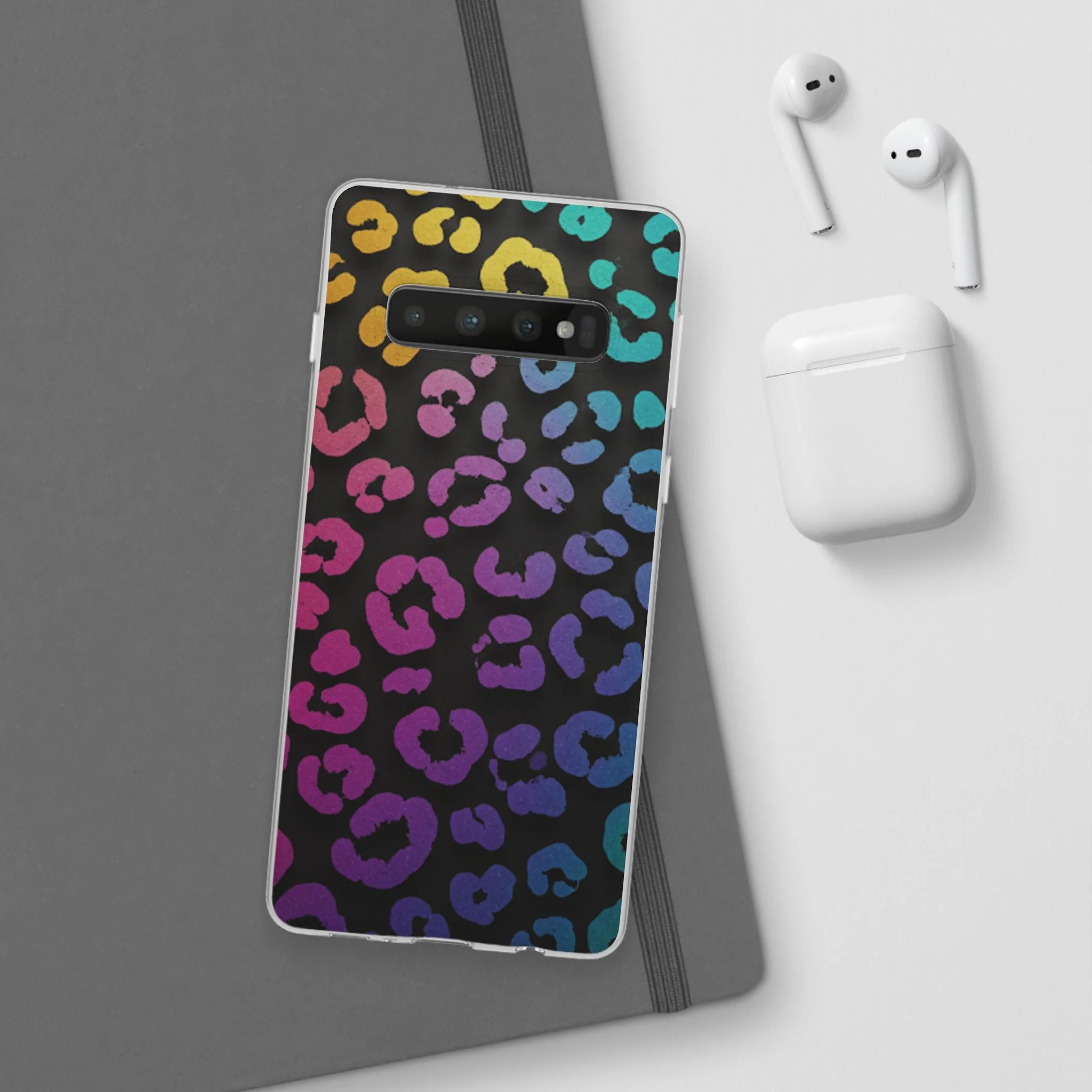 Vibrant Leopard Print Flexi Phone Case - Image 47