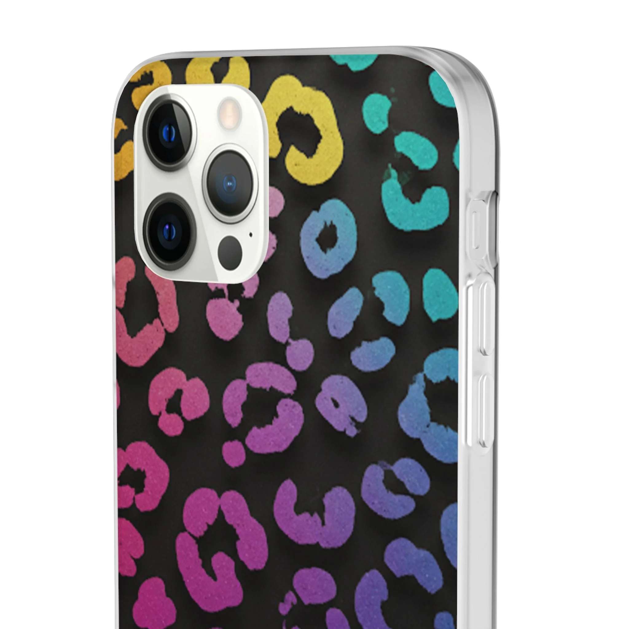 Vibrant Leopard Print Flexi Phone Case - Image 56