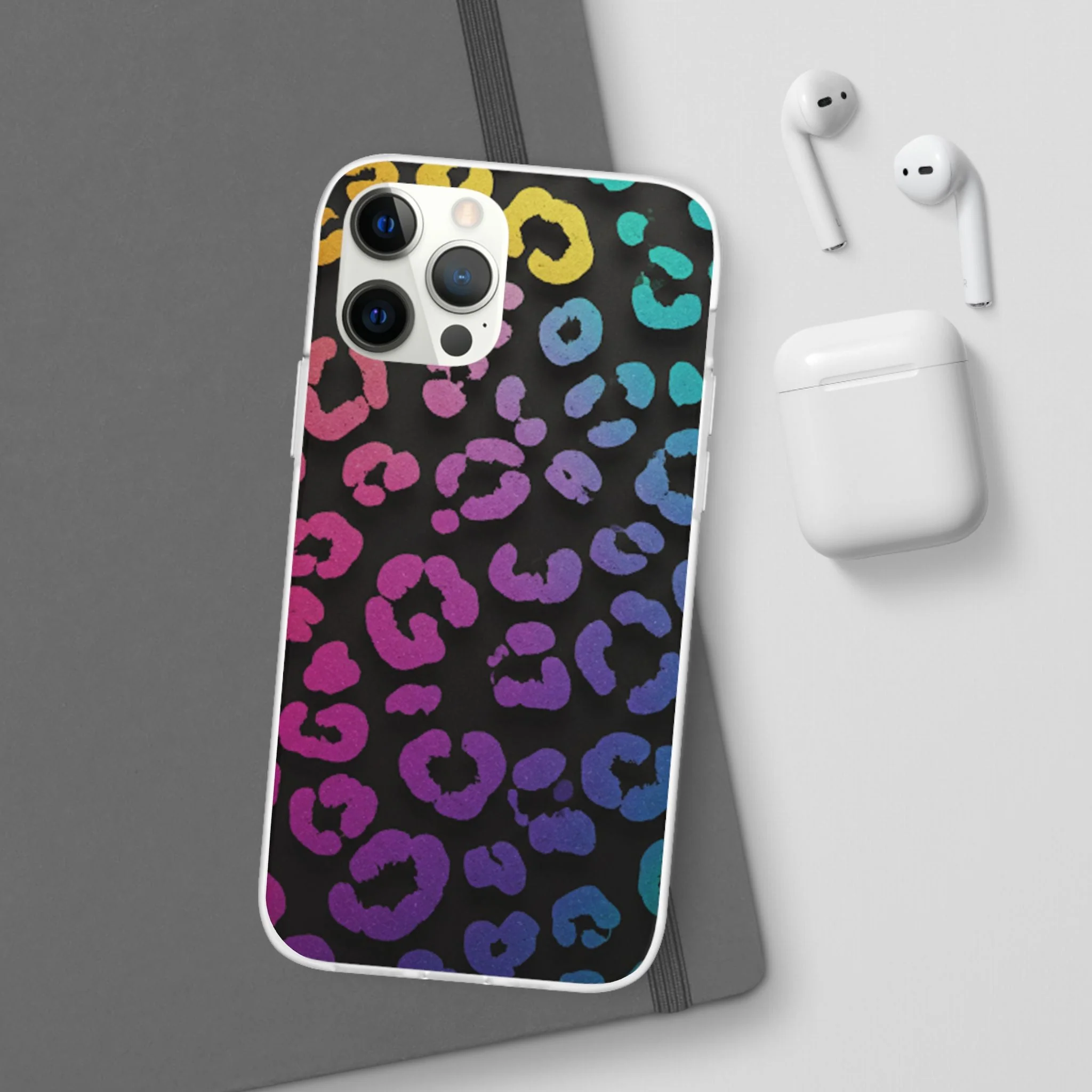 Vibrant Leopard Print Flexi Phone Case - Image 57