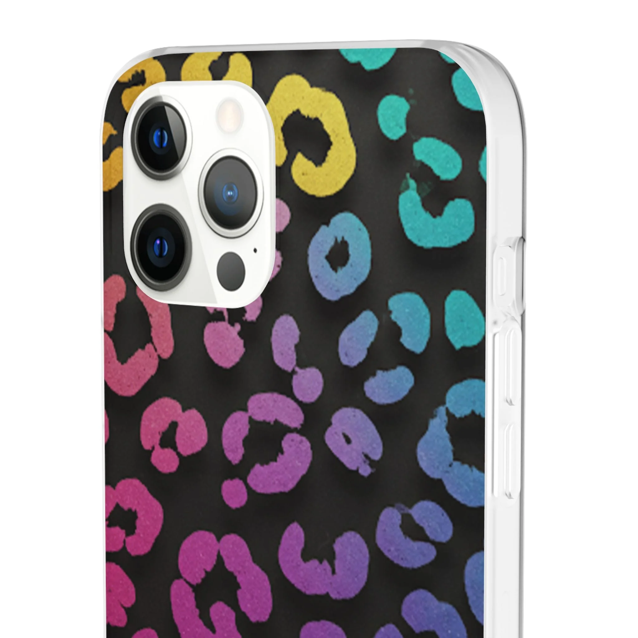 Vibrant Leopard Print Flexi Phone Case - Image 58