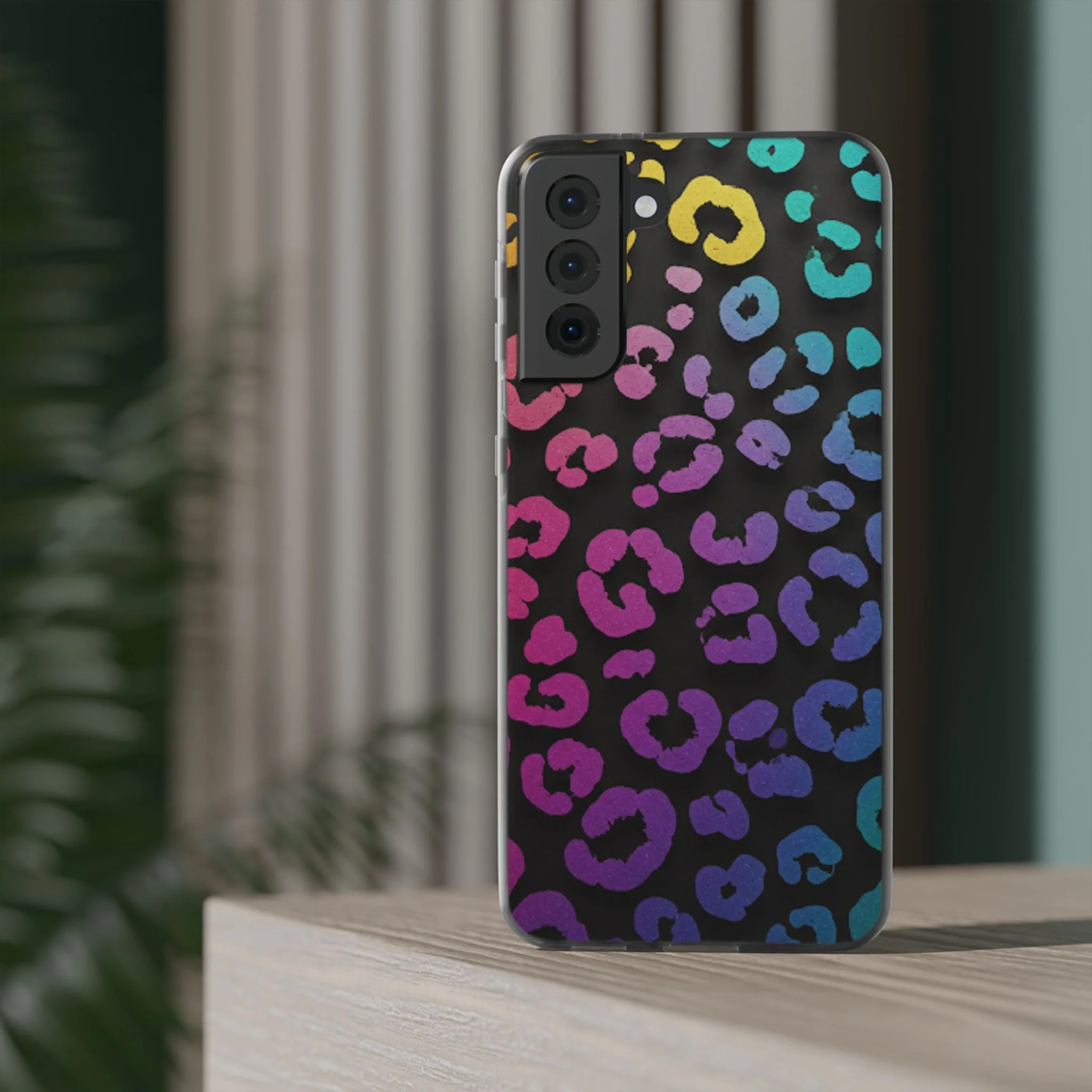 Vibrant Leopard Print Flexi Phone Case - Image 69
