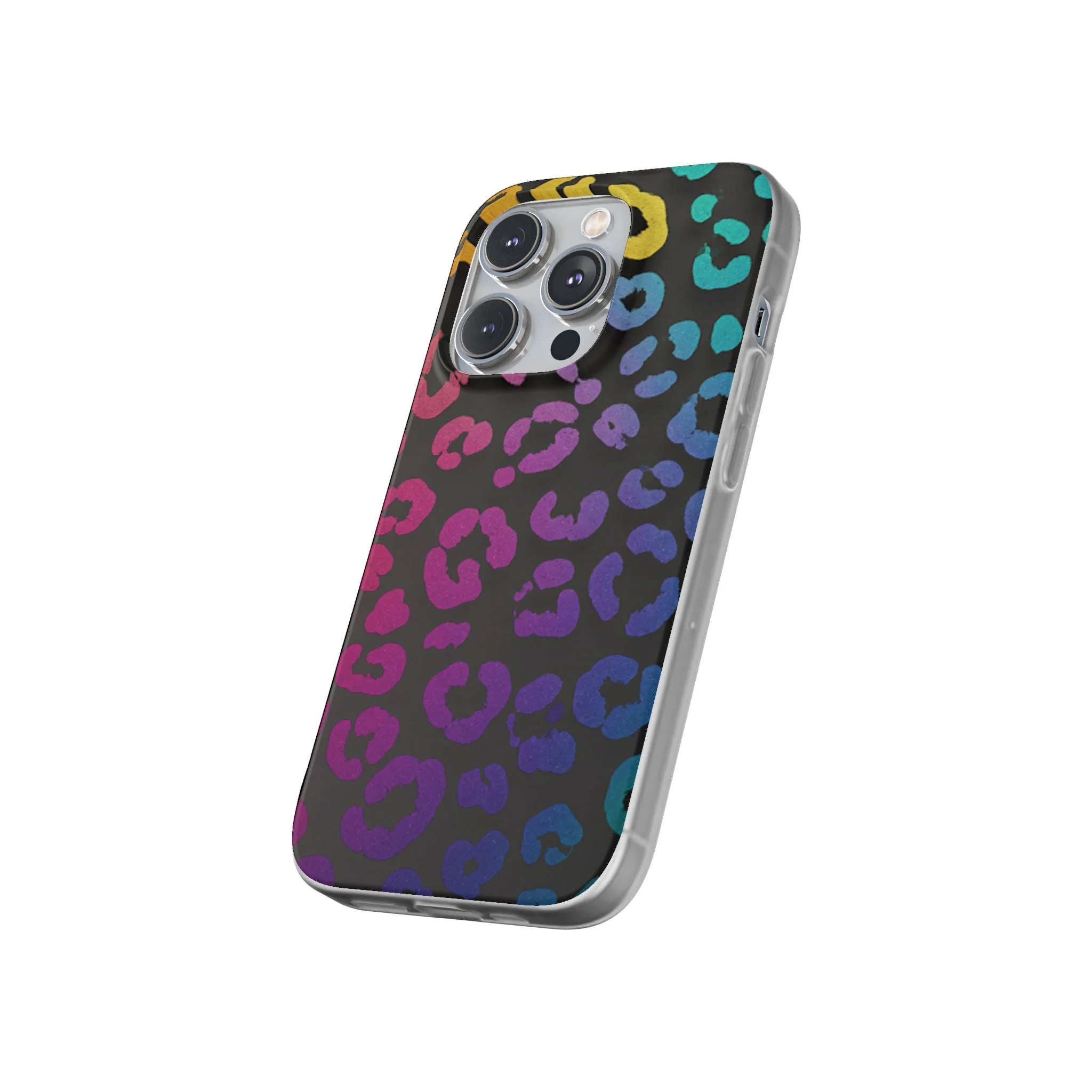 Vibrant Leopard Print Flexi Phone Case - Image 79