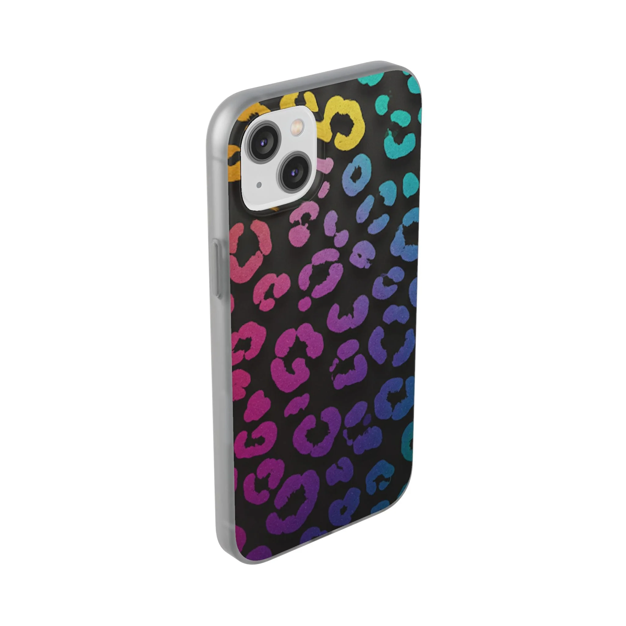 Vibrant Leopard Print Flexi Phone Case - Image 81