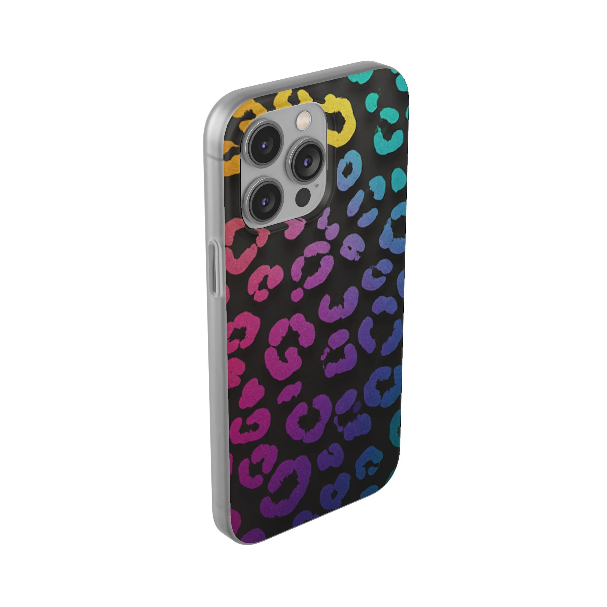 Vibrant Leopard Print Flexi Phone Case - Image 84