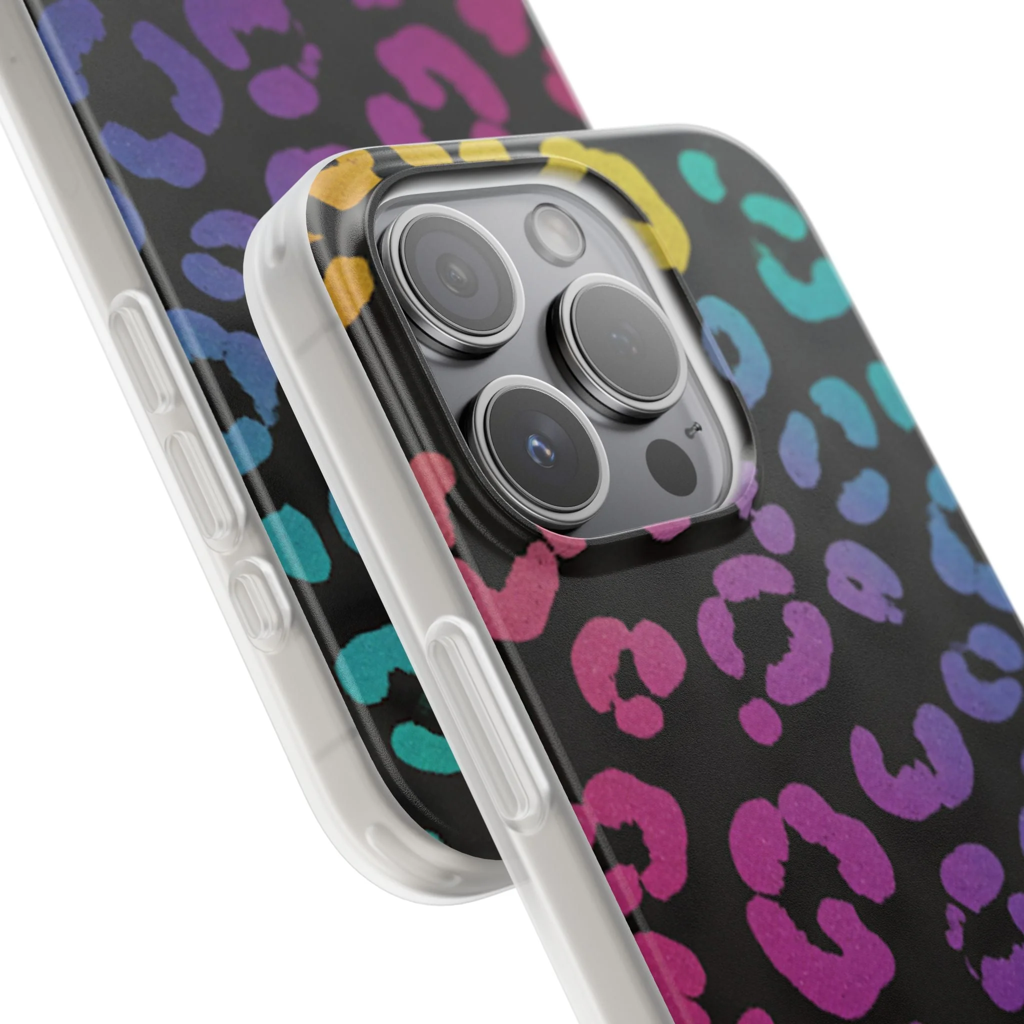 Vibrant Leopard Print Flexi Phone Case - Image 96