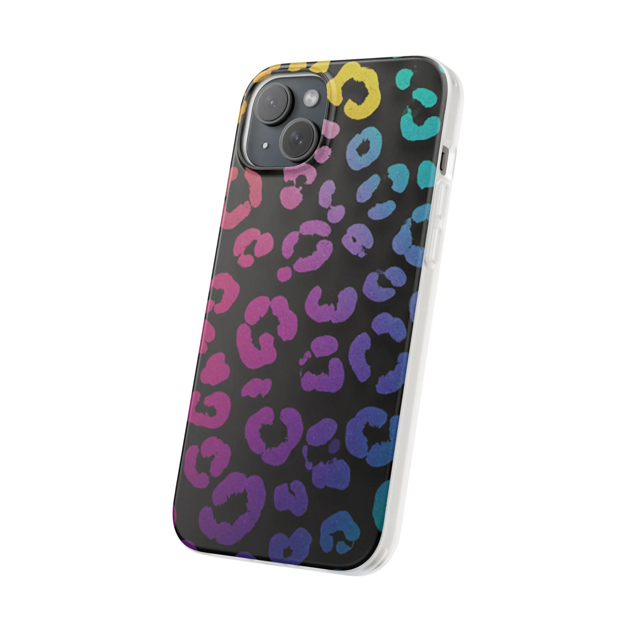 Vibrant Leopard Print Flexi Phone Case - Image 98