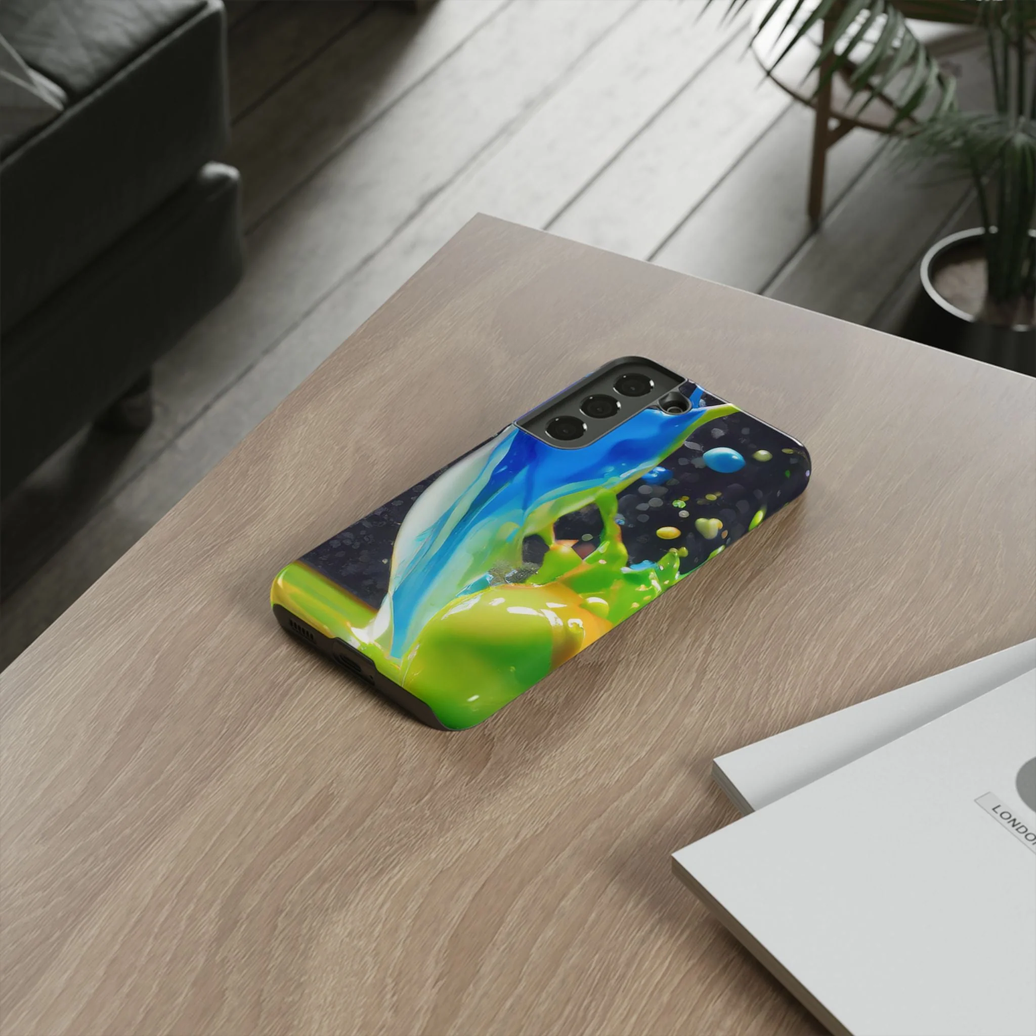 Vibrant Paint Splash Phone Case - Tough & Stylish Protection - Image 59