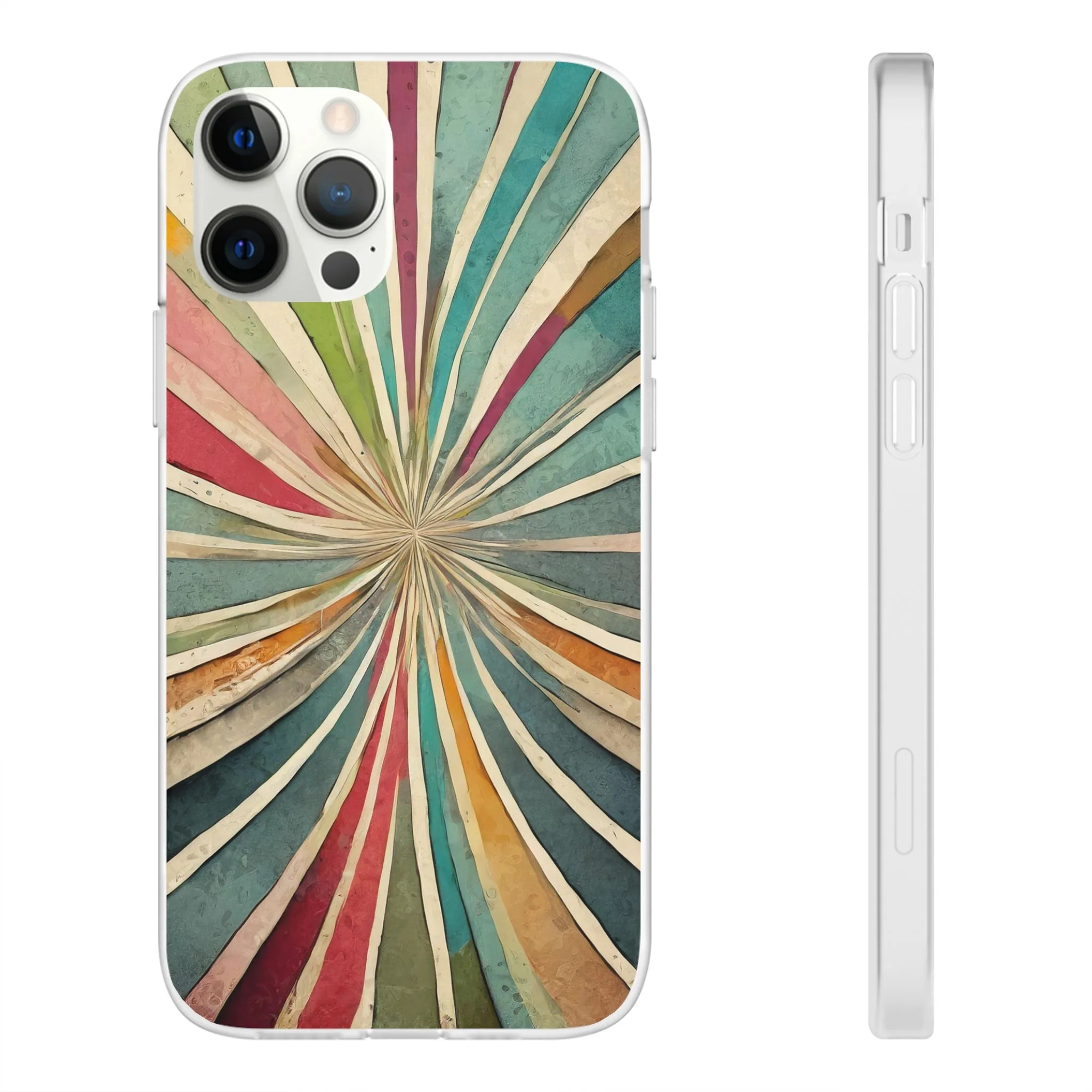 Vibrant Rainbow Flexi Phone Case - Image 11