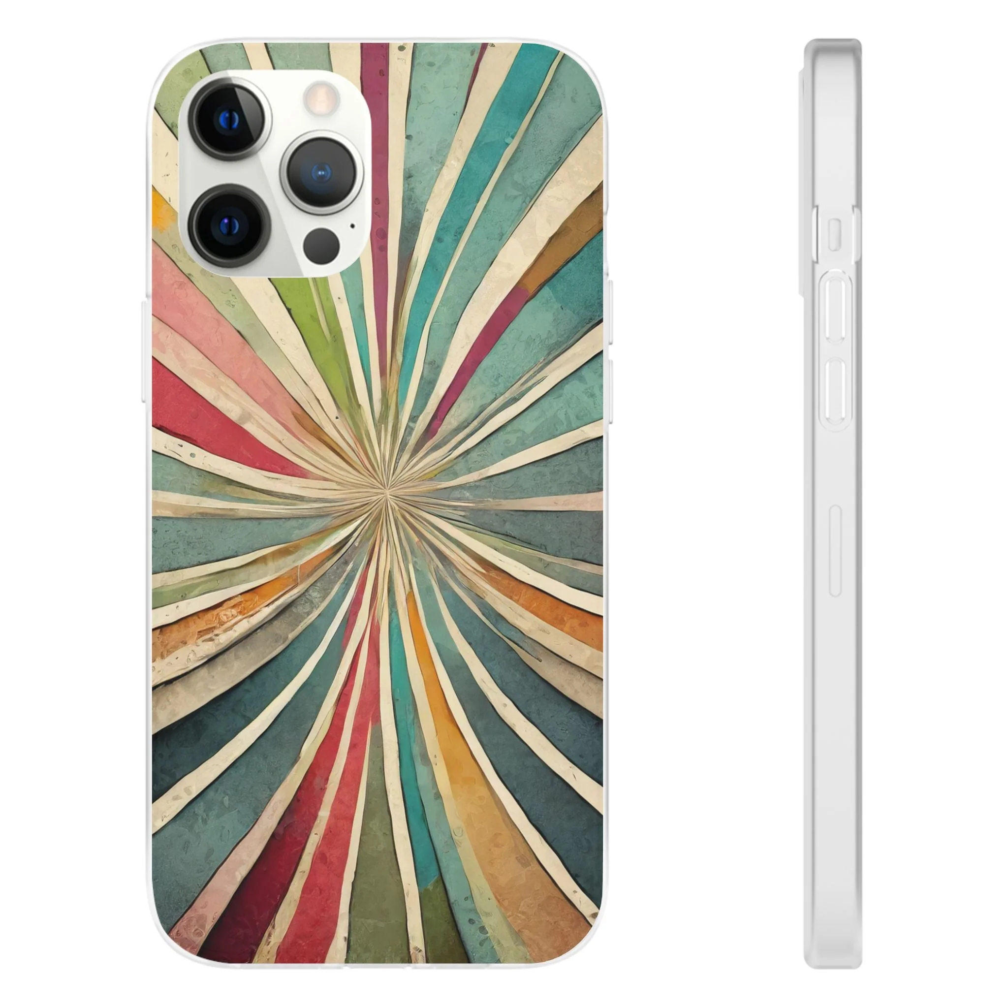 Vibrant Rainbow Flexi Phone Case - Image 12