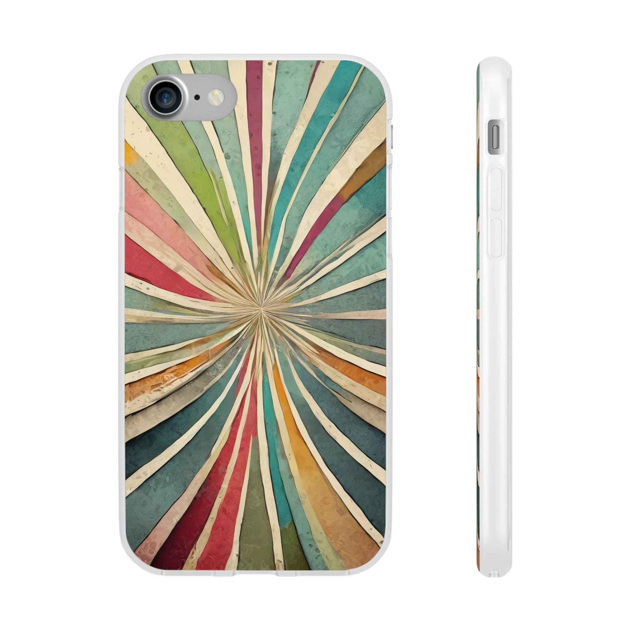 Vibrant Rainbow Flexi Phone Case - Image 3