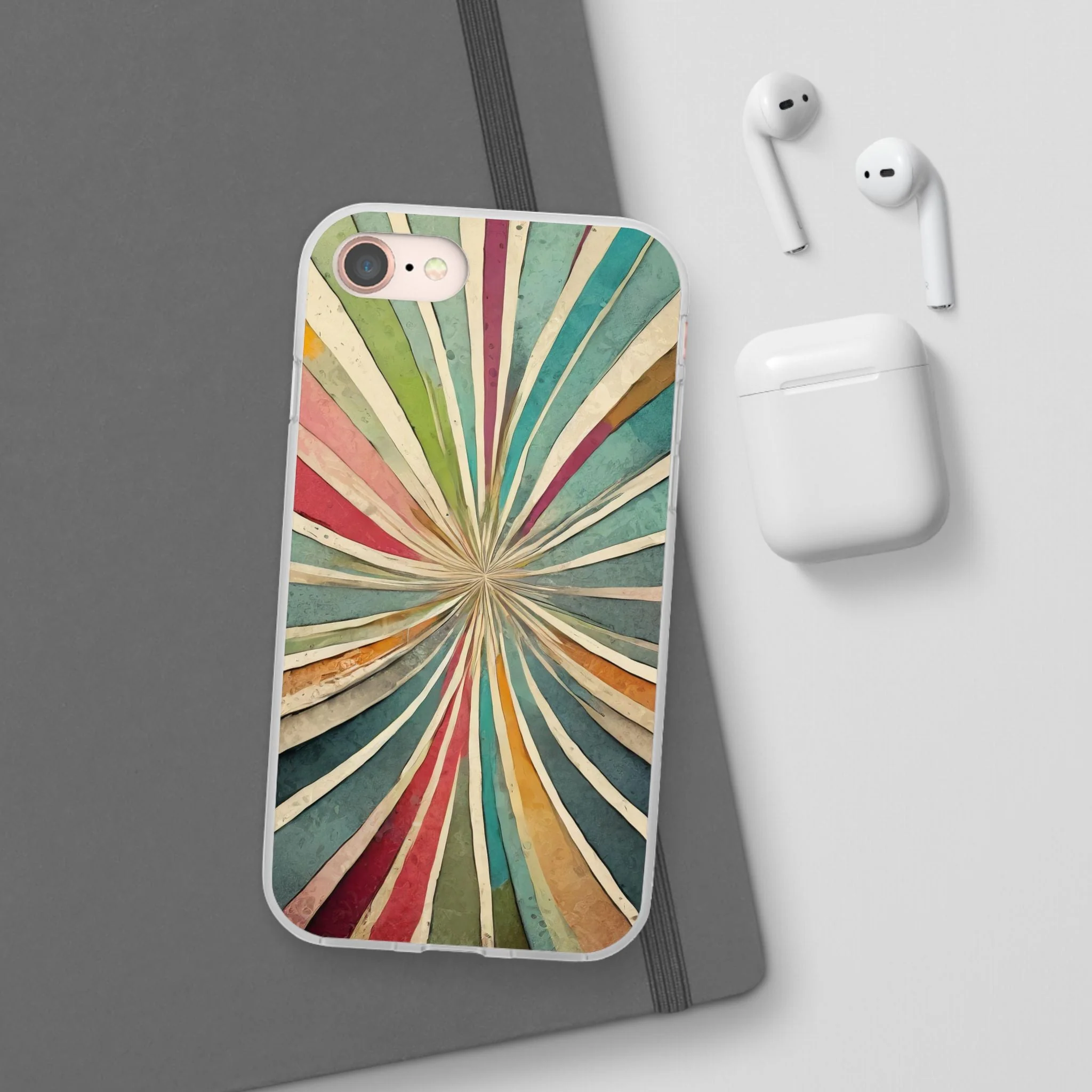 Vibrant Rainbow Flexi Phone Case - Image 36