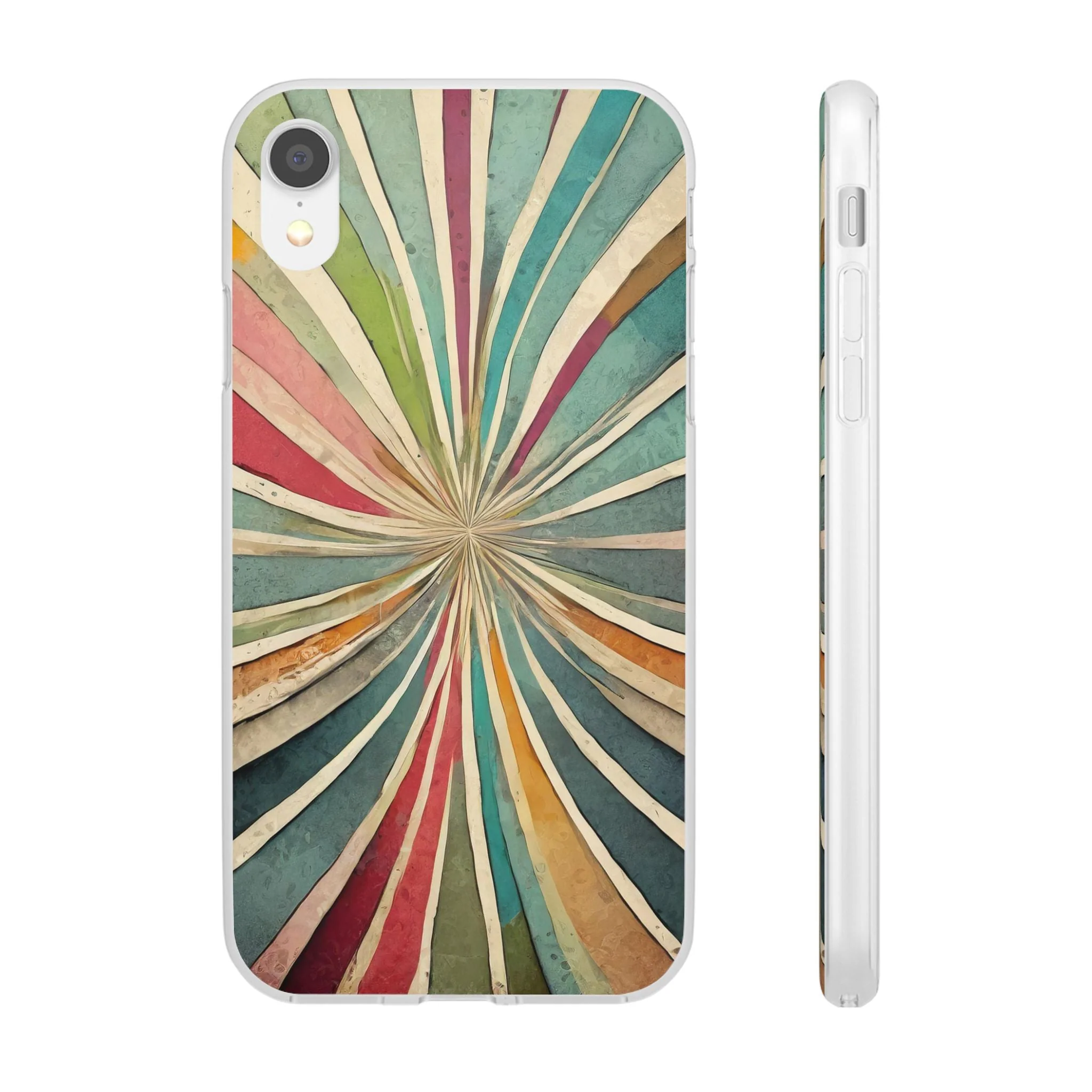 Vibrant Rainbow Flexi Phone Case - Image 4