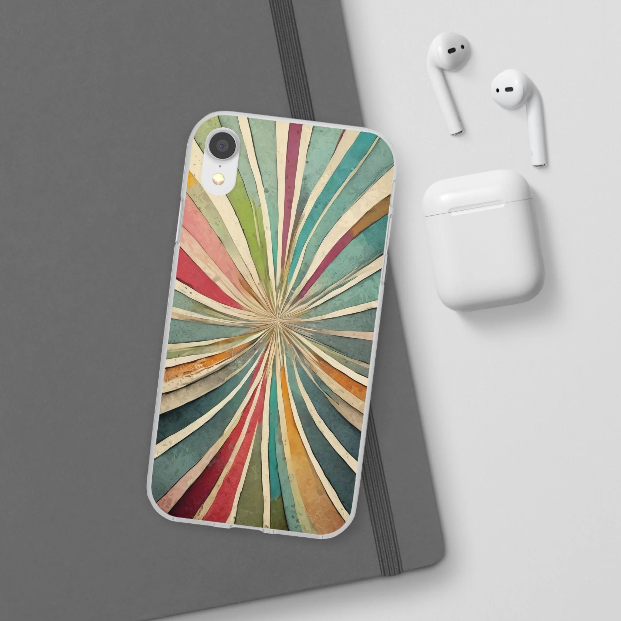 Vibrant Rainbow Flexi Phone Case - Image 42