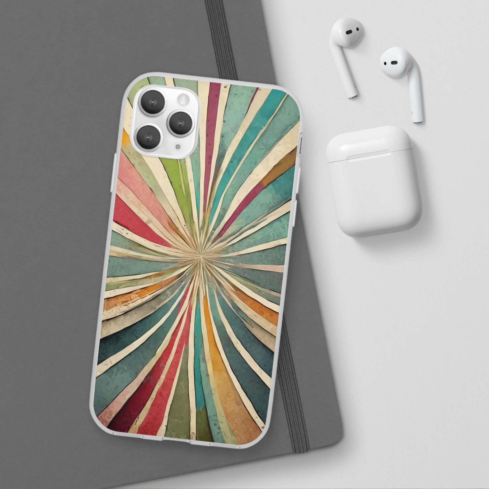 Vibrant Rainbow Flexi Phone Case - Image 52