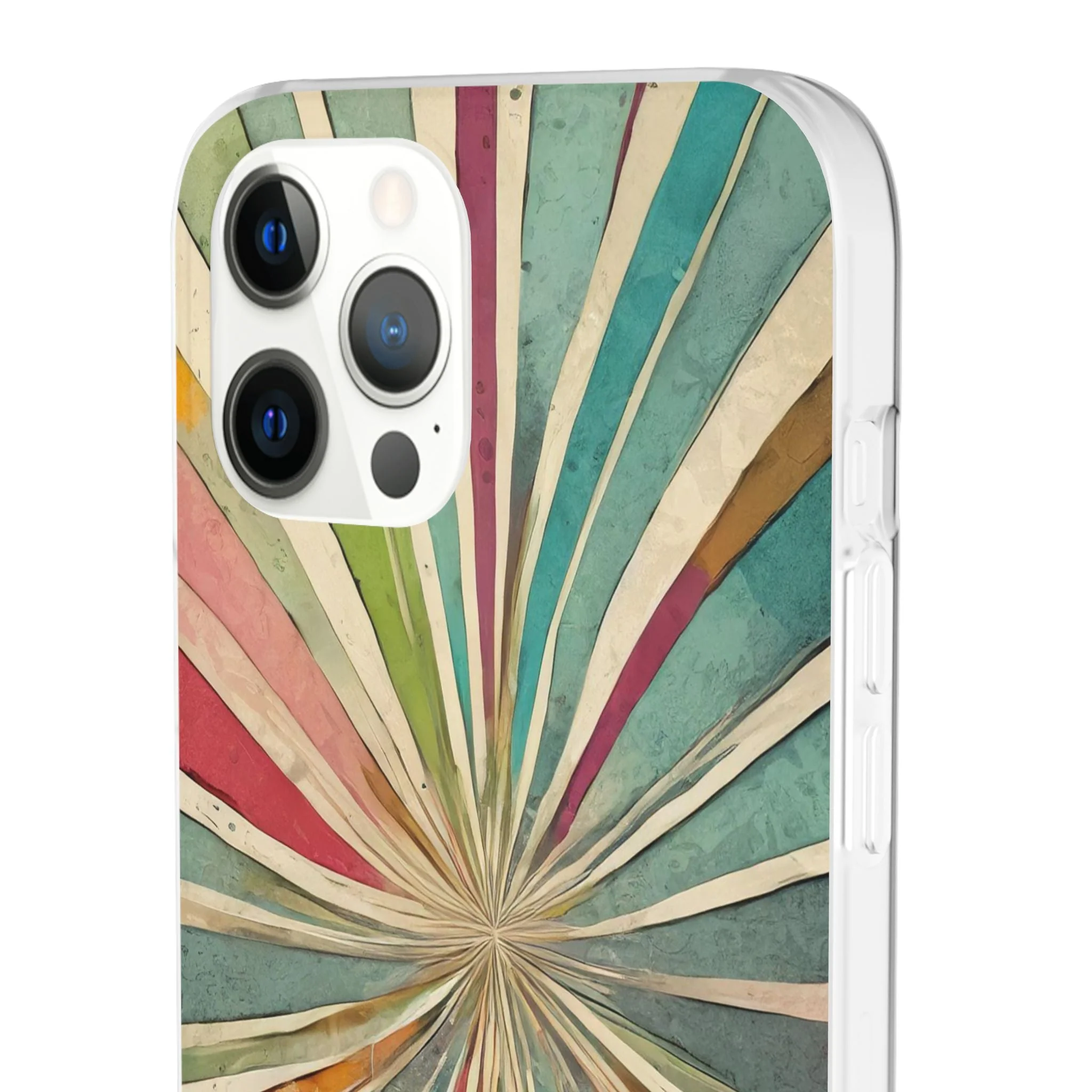 Vibrant Rainbow Flexi Phone Case - Image 57