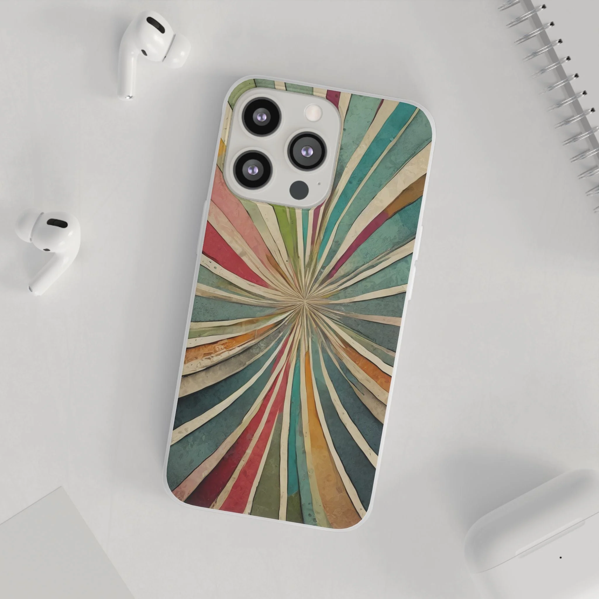 Vibrant Rainbow Flexi Phone Case - Image 62