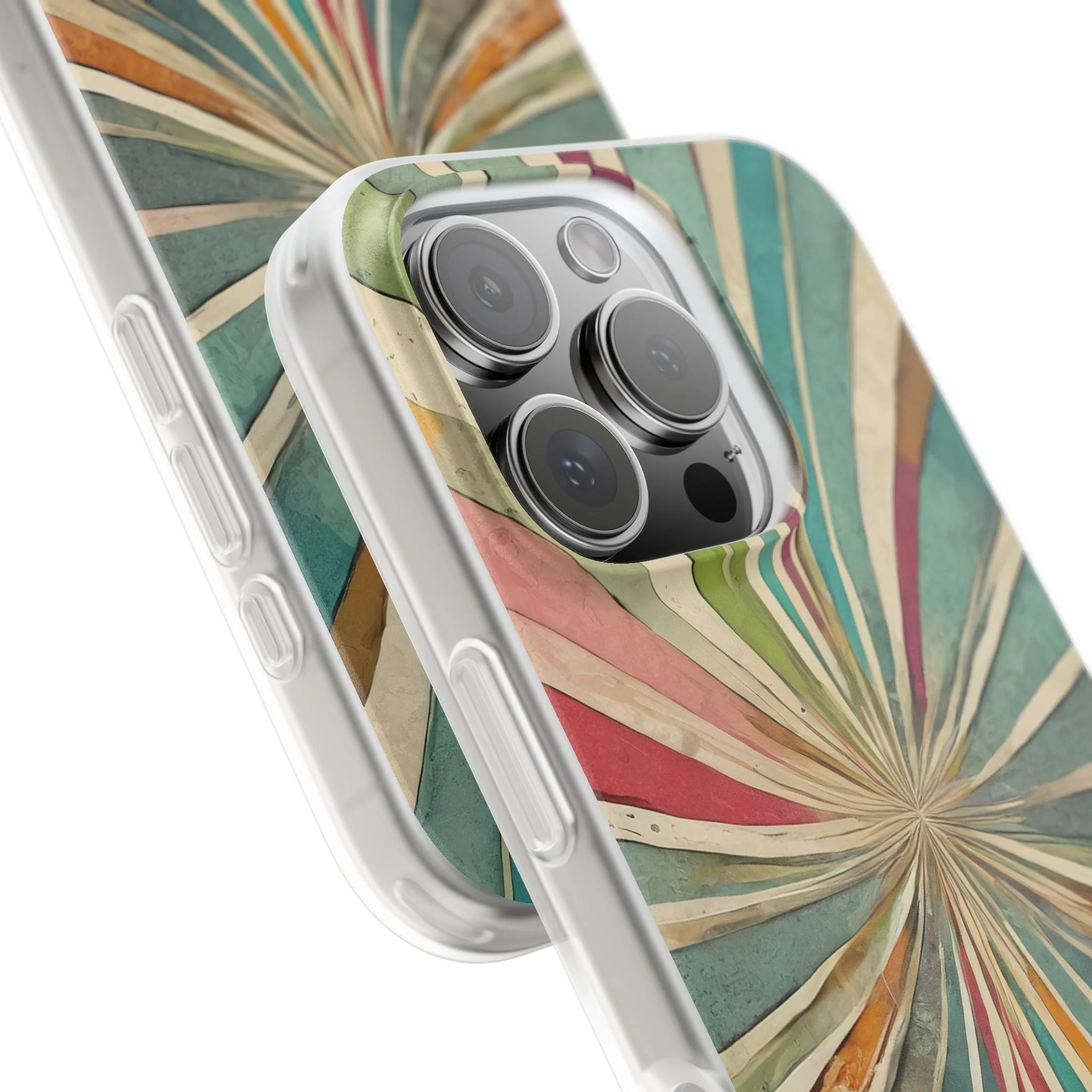 Vibrant Rainbow Flexi Phone Case - Image 98