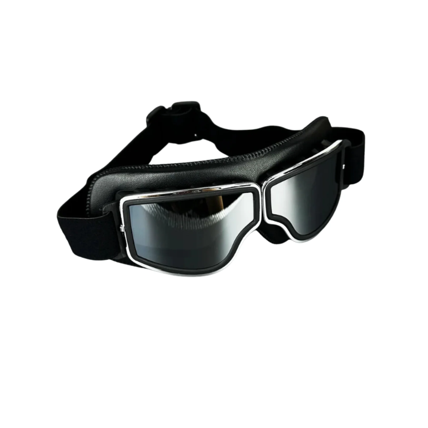 Vintage Leather Motorcycle Goggles - Image 10