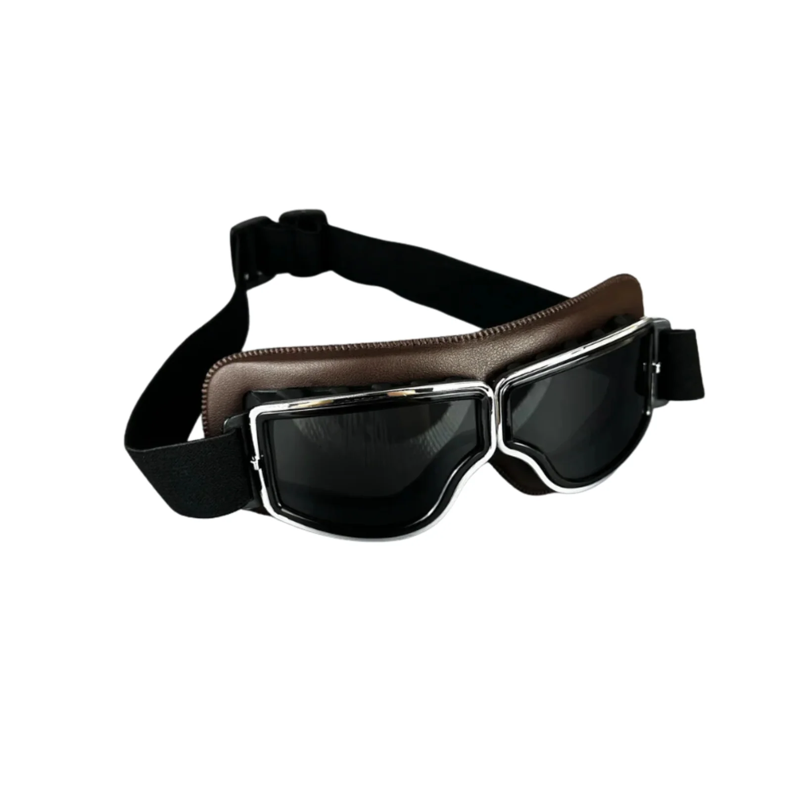Vintage Leather Motorcycle Goggles - Image 8