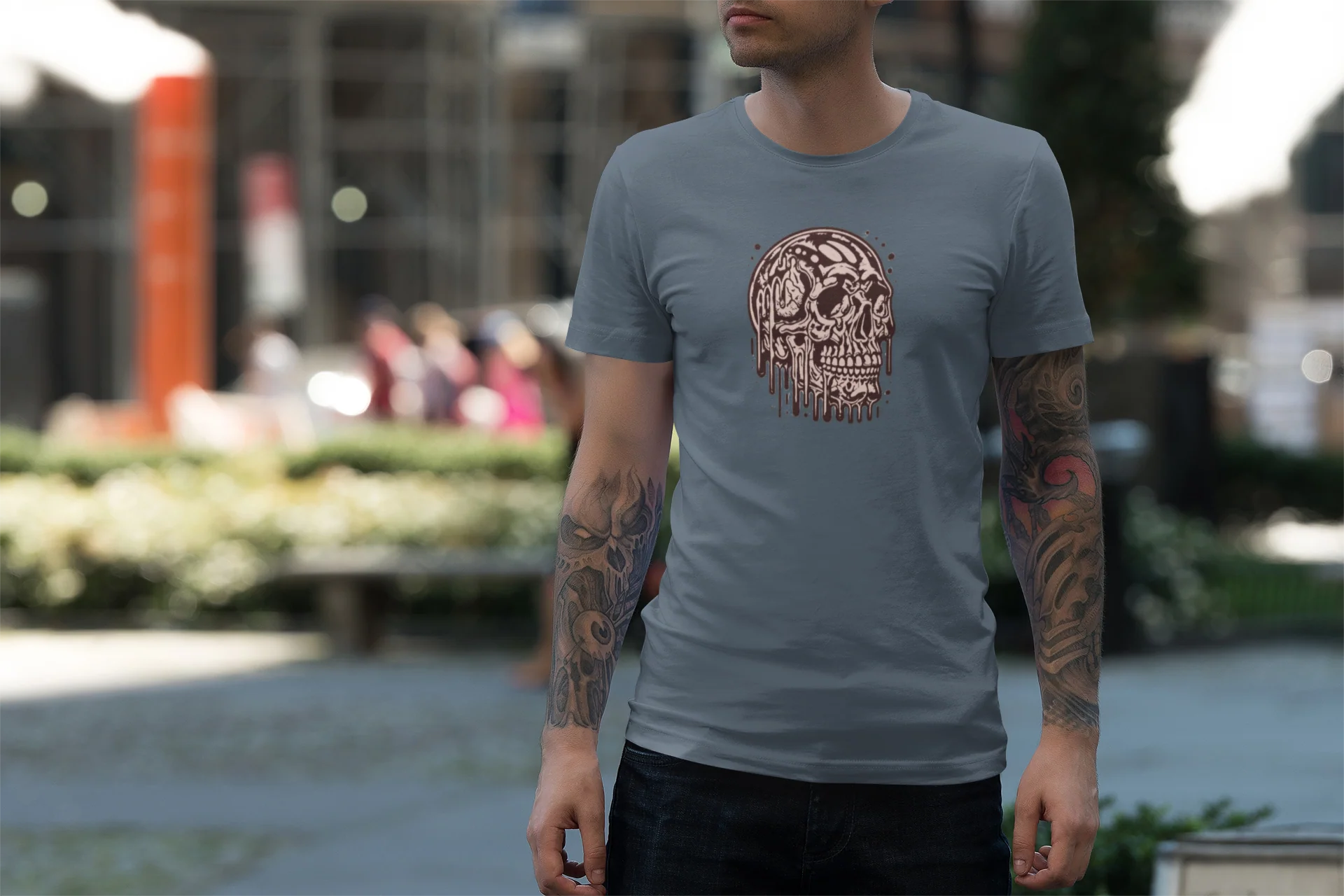 Vintage Skull Graphic Tee