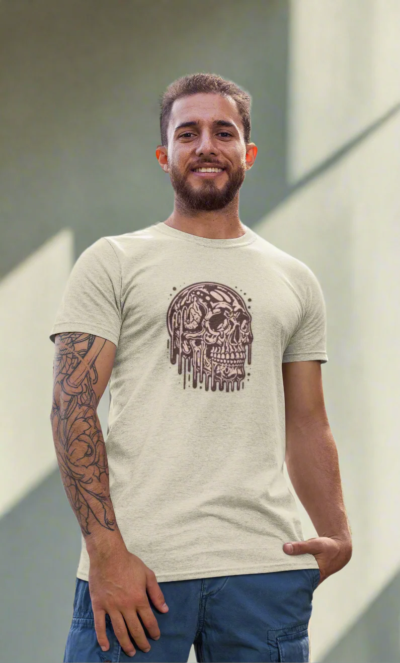 Vintage Skull Graphic Tee - Image 6