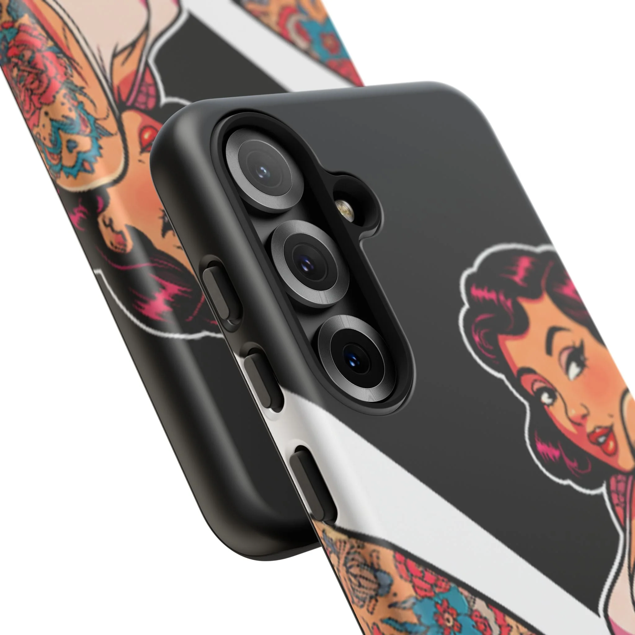 Vintage Tattoo Beauty Tough Phone Case - Image 94