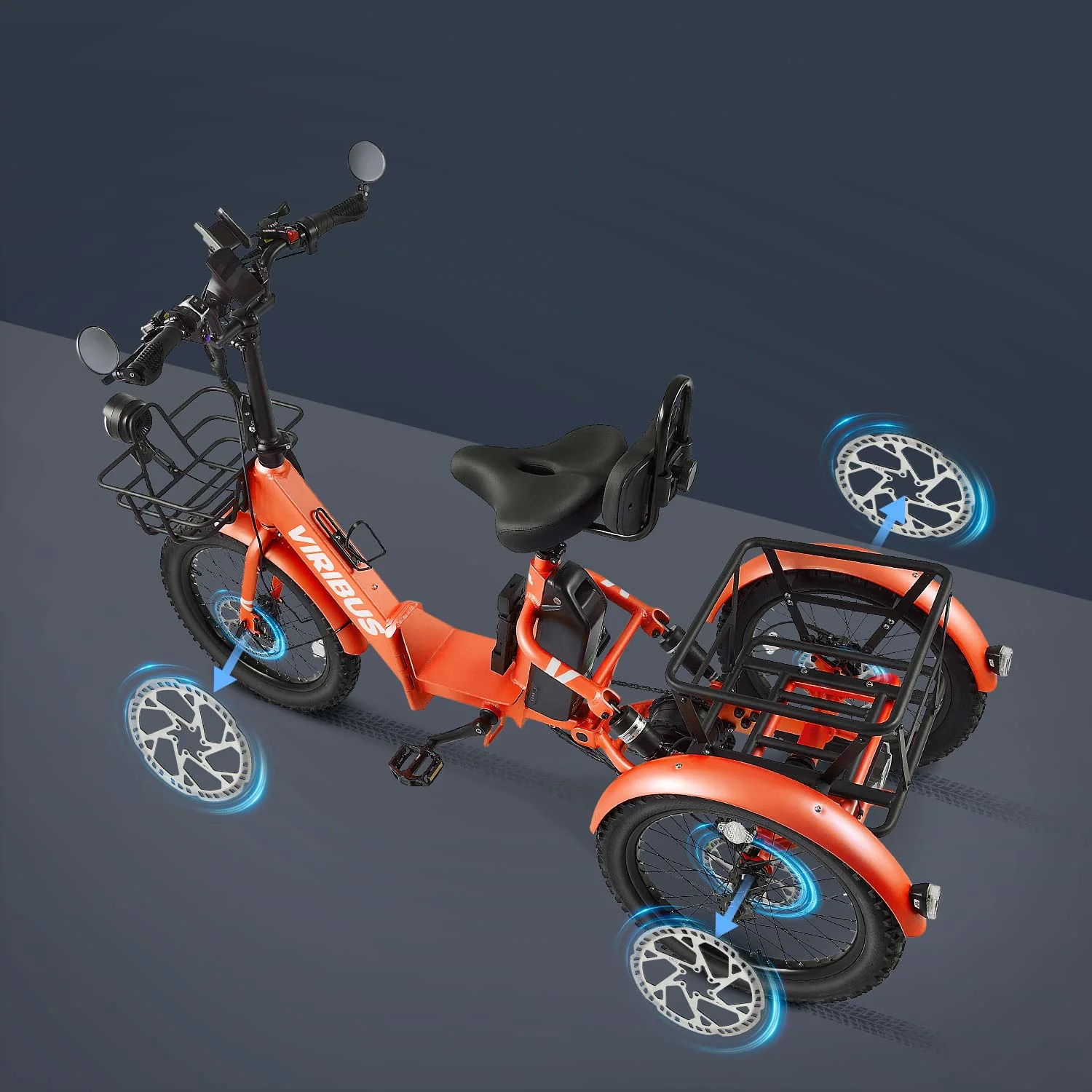 Viribus FC1 Folding Electric Tricycle - Image 4