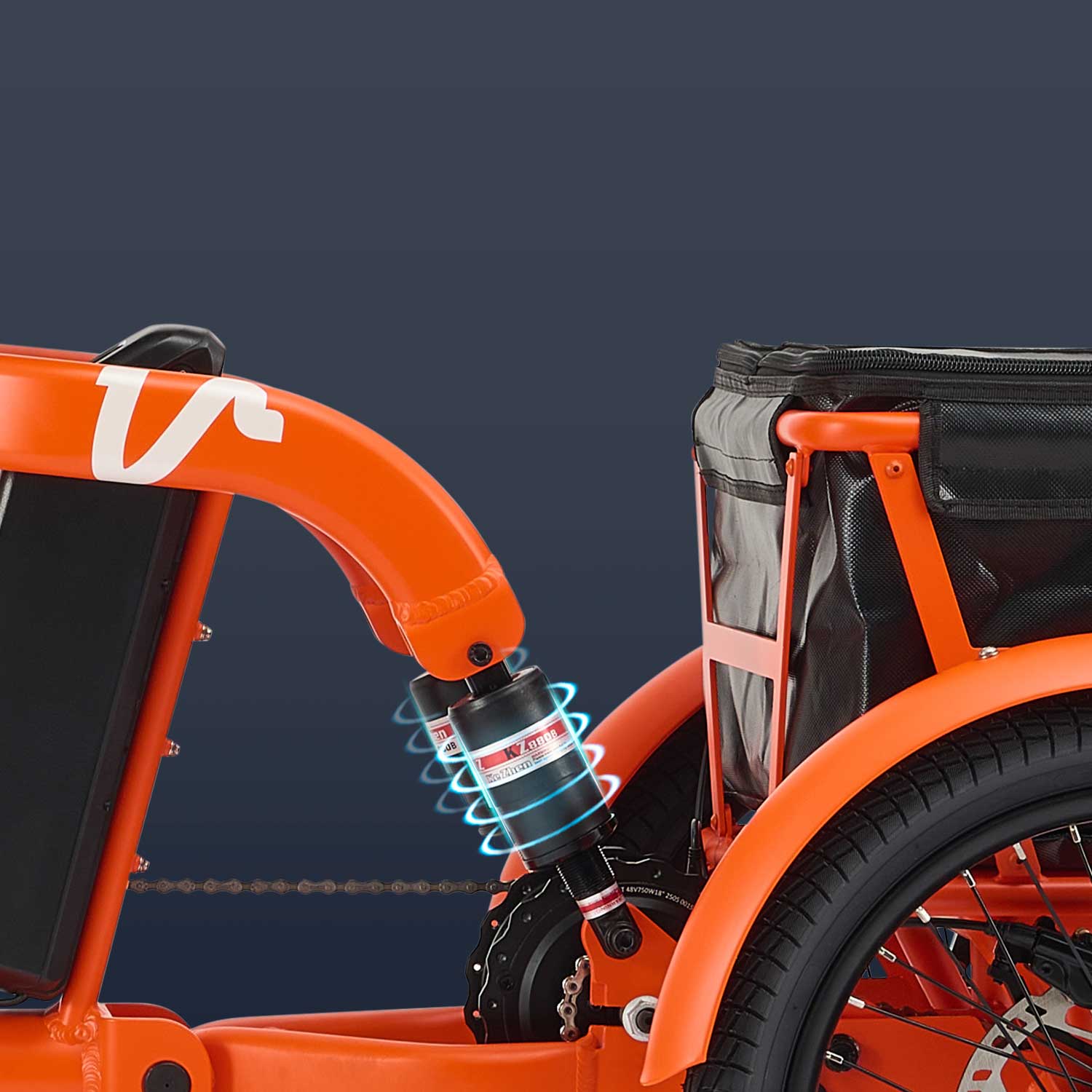 Viribus FC2 Folding Electric Tricycle - Image 6